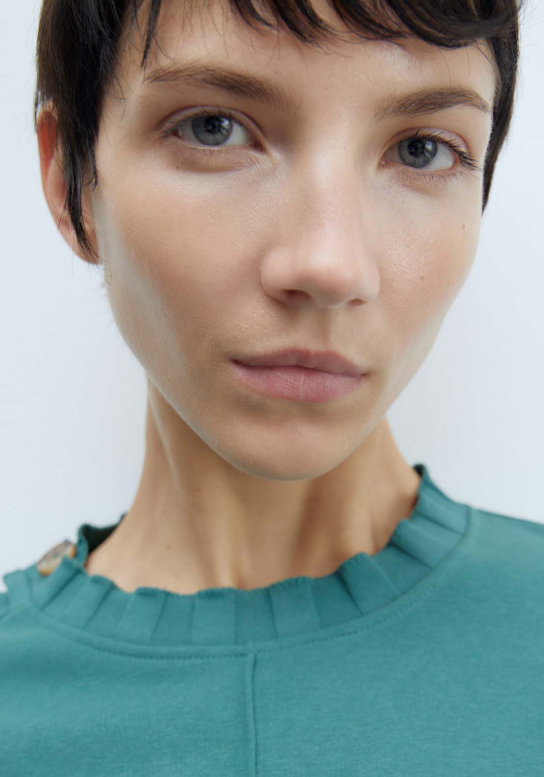 Sfera Plush Sweatshirt - Green 2 Shaws Department Stores