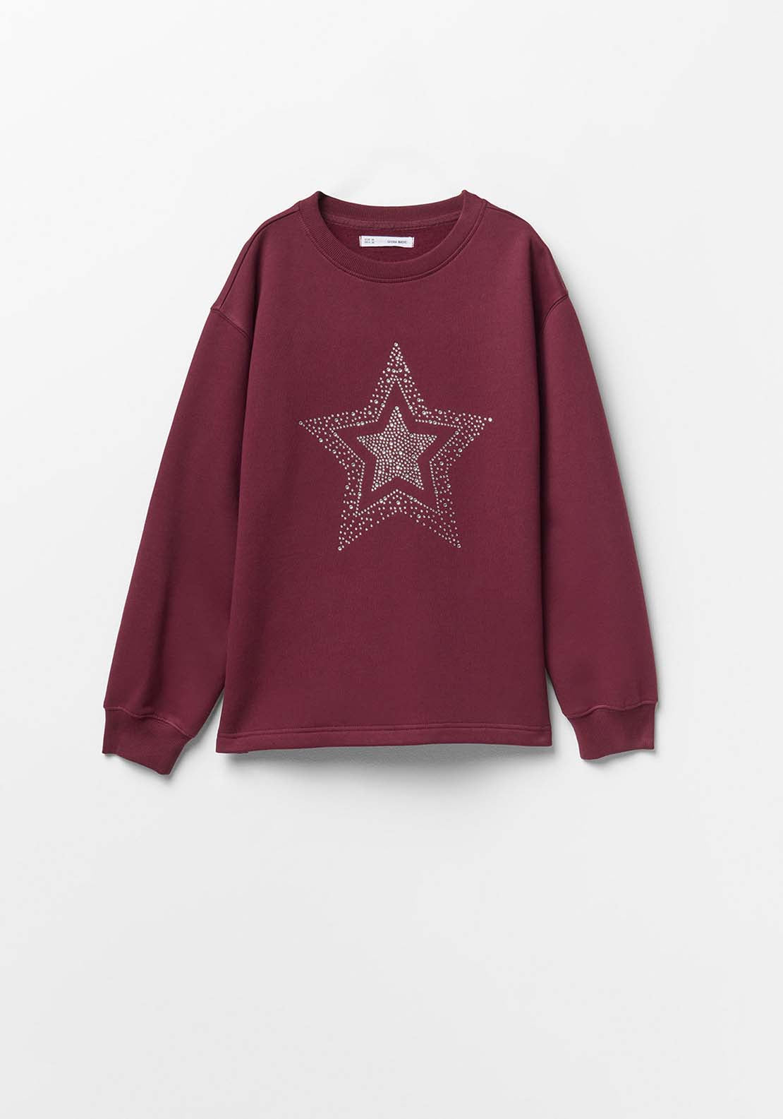 Sparkly Star Sweatshirt - Red