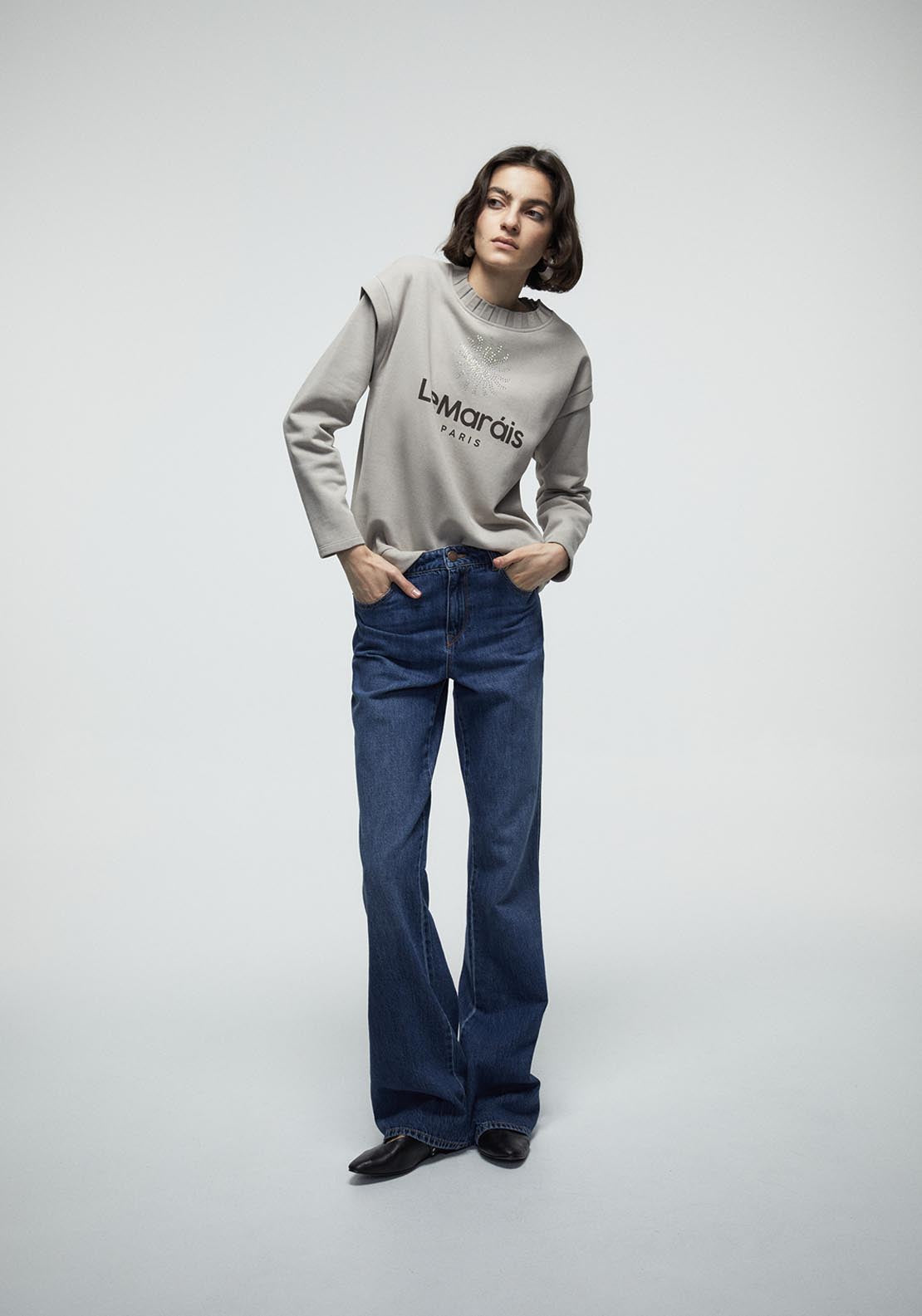 Sfera Basic Sweatshirt - Grey 4 Shaws Department Stores