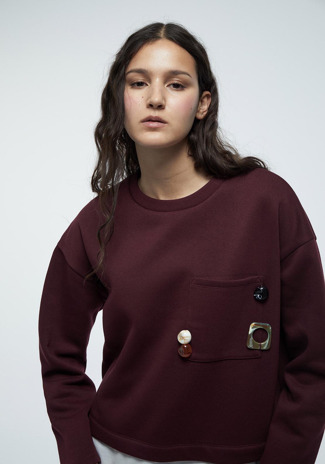 Decorative Elements Sweatshirt - Red
