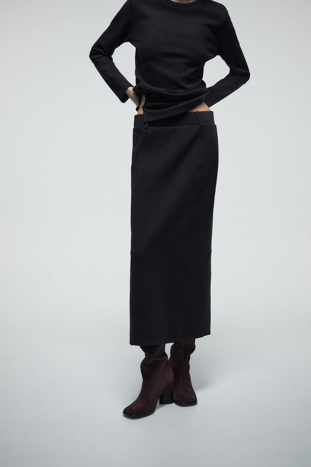 Soft Touch Skirt - Black