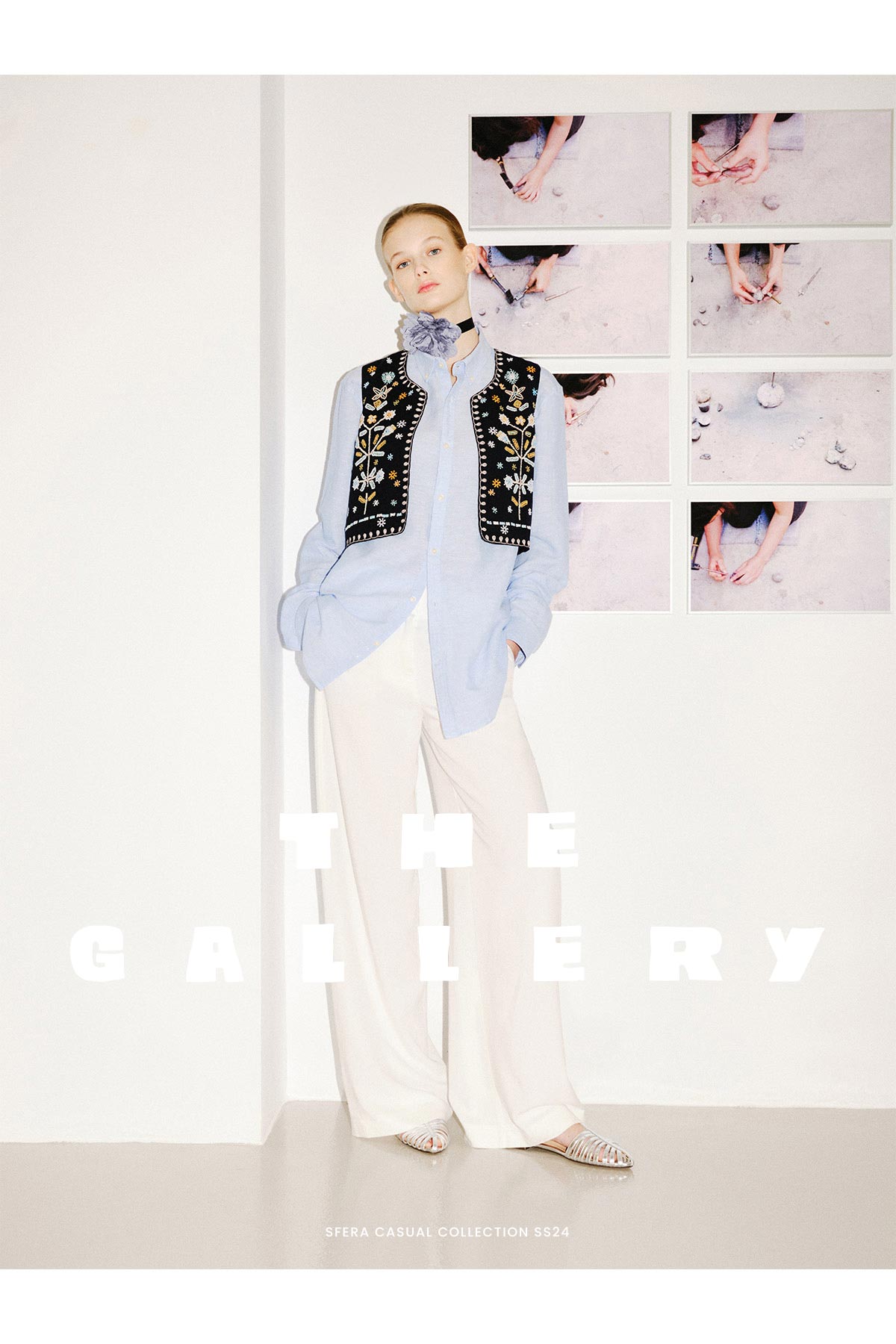 Sfera Belted loose-fit trousers 5 Shaws Department Stores