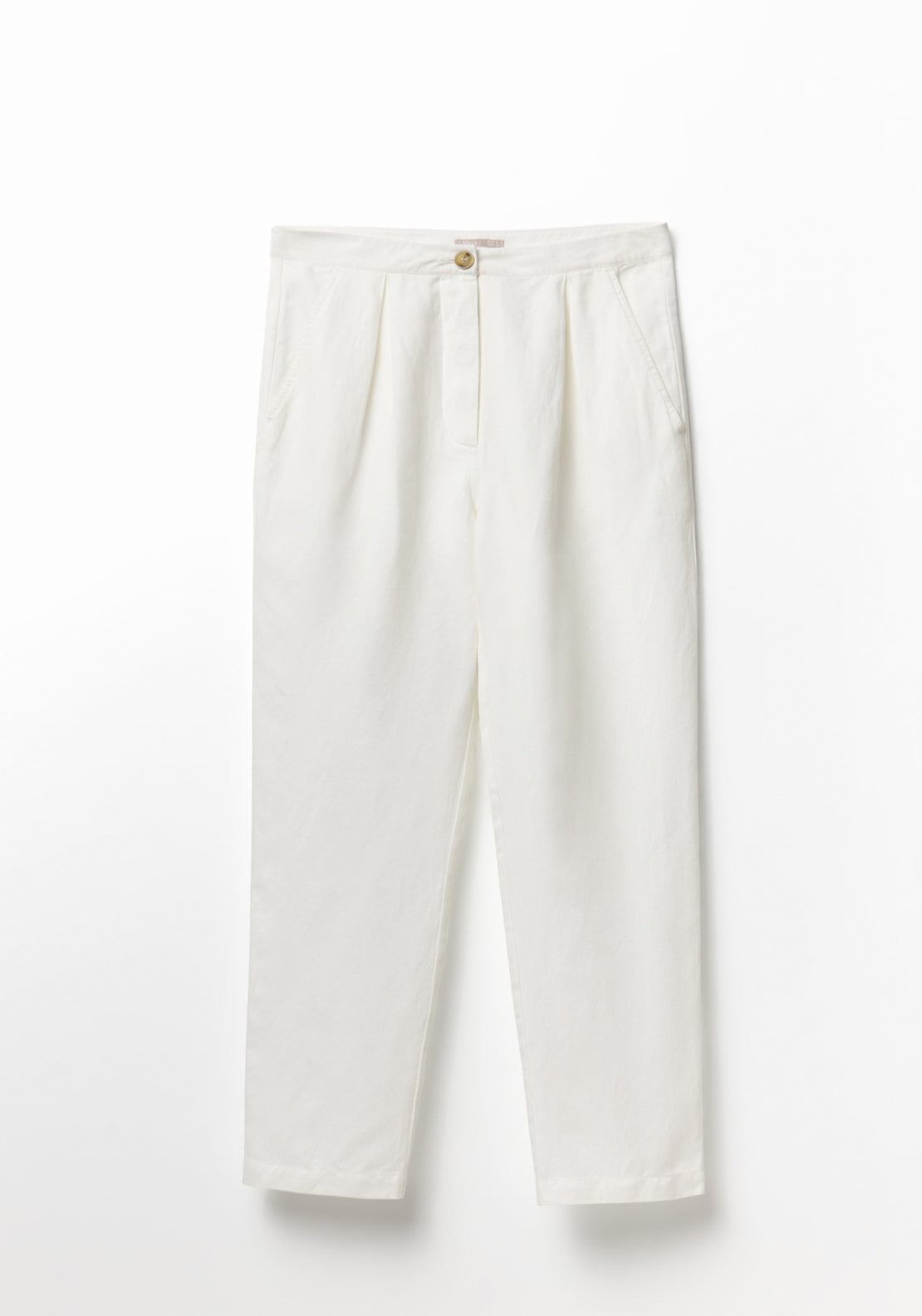 Tencel Chino Trousers - White