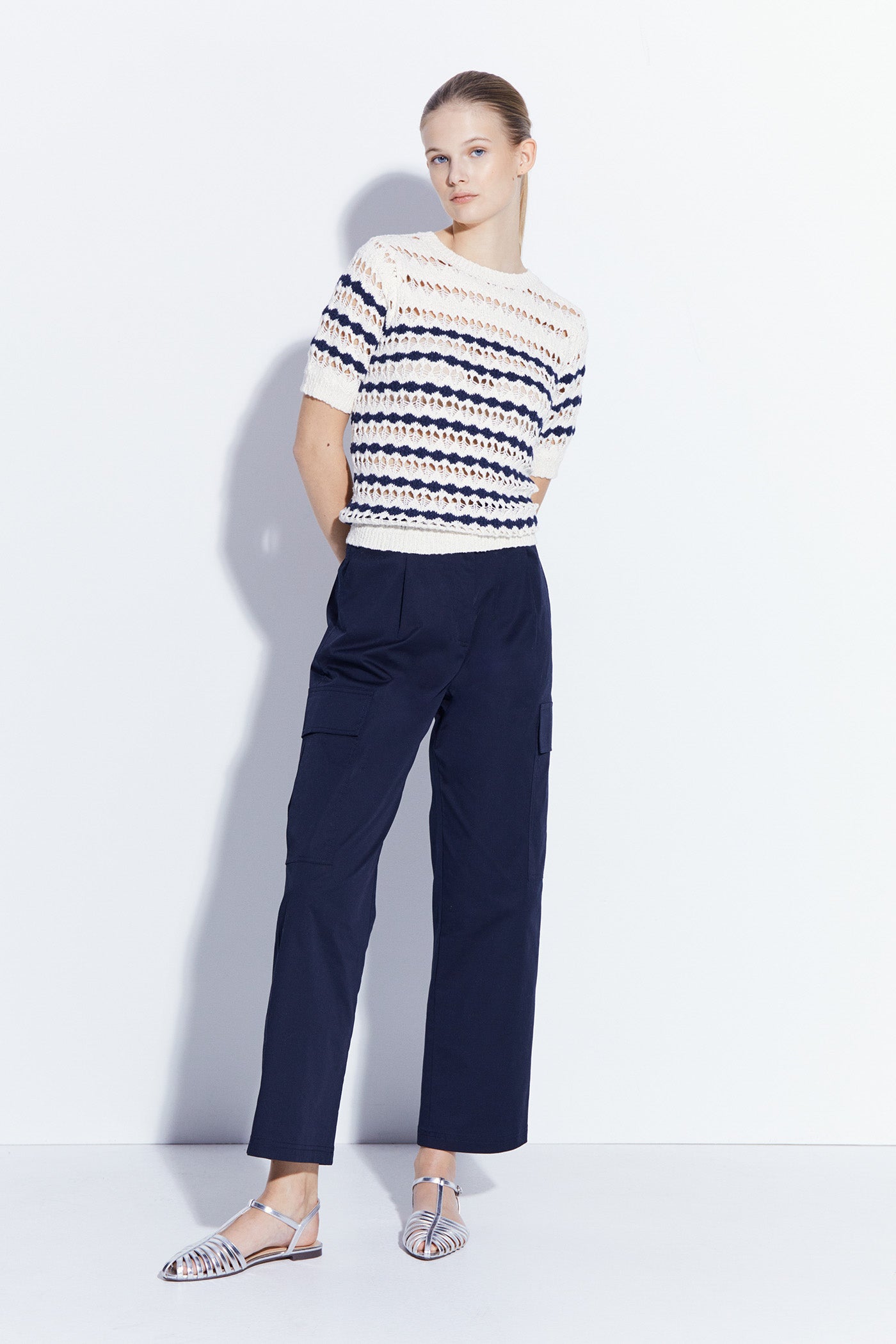 Sfera Cotton cargo trousers 2 Shaws Department Stores
