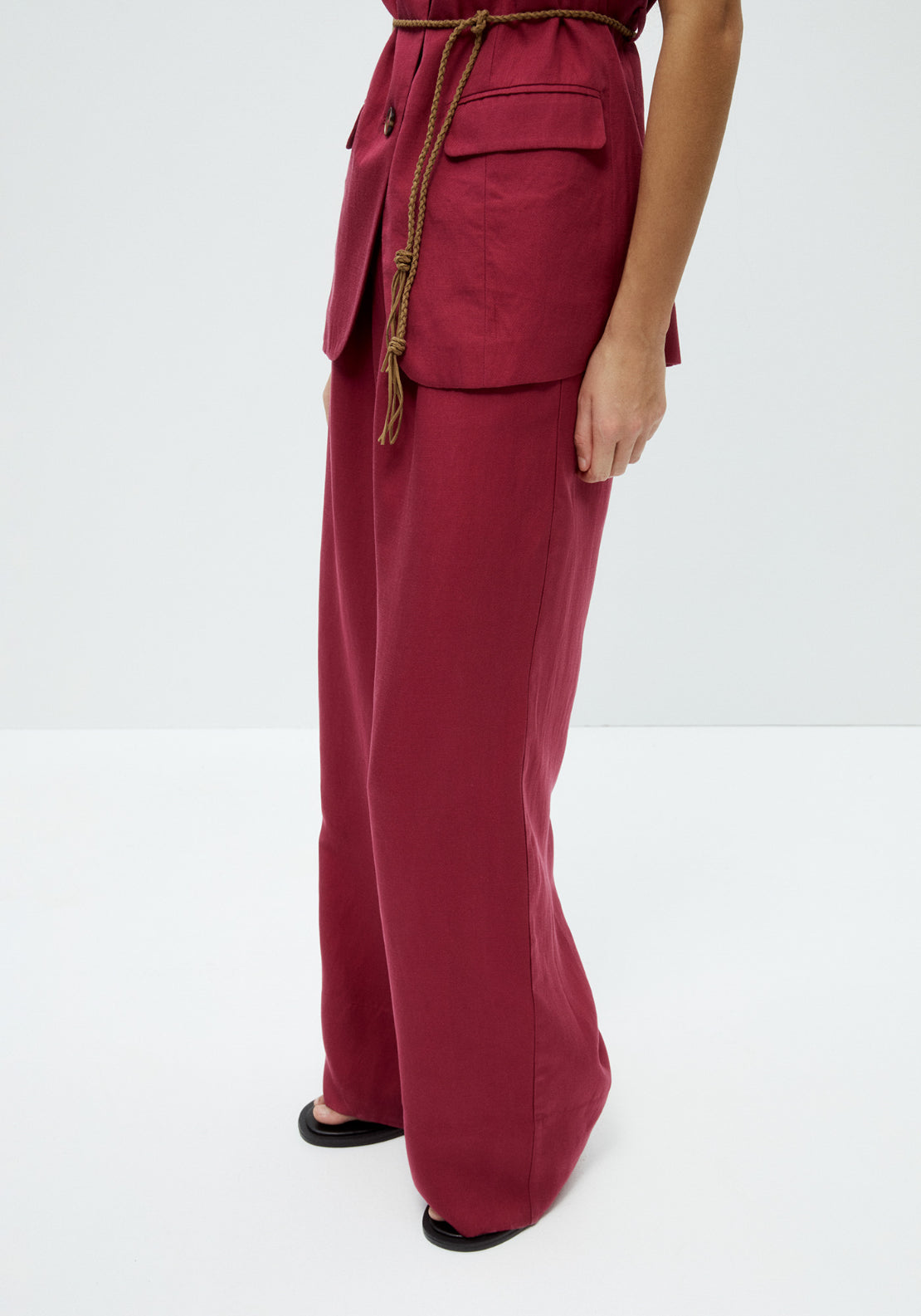 Formal Tencel Trousers - Purple