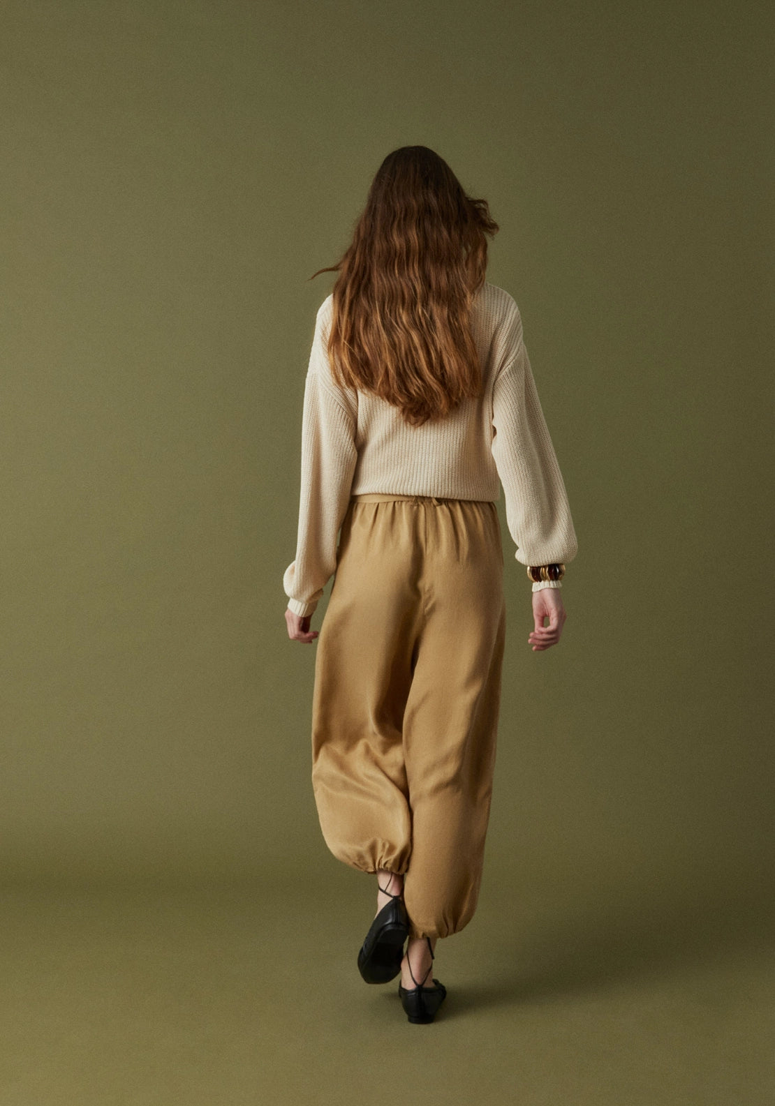 Flowy Trousers - Yellow