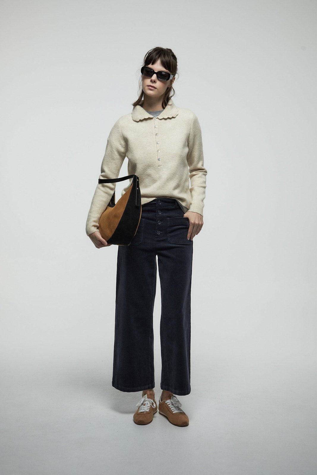 Culotte Trousers - Grey
