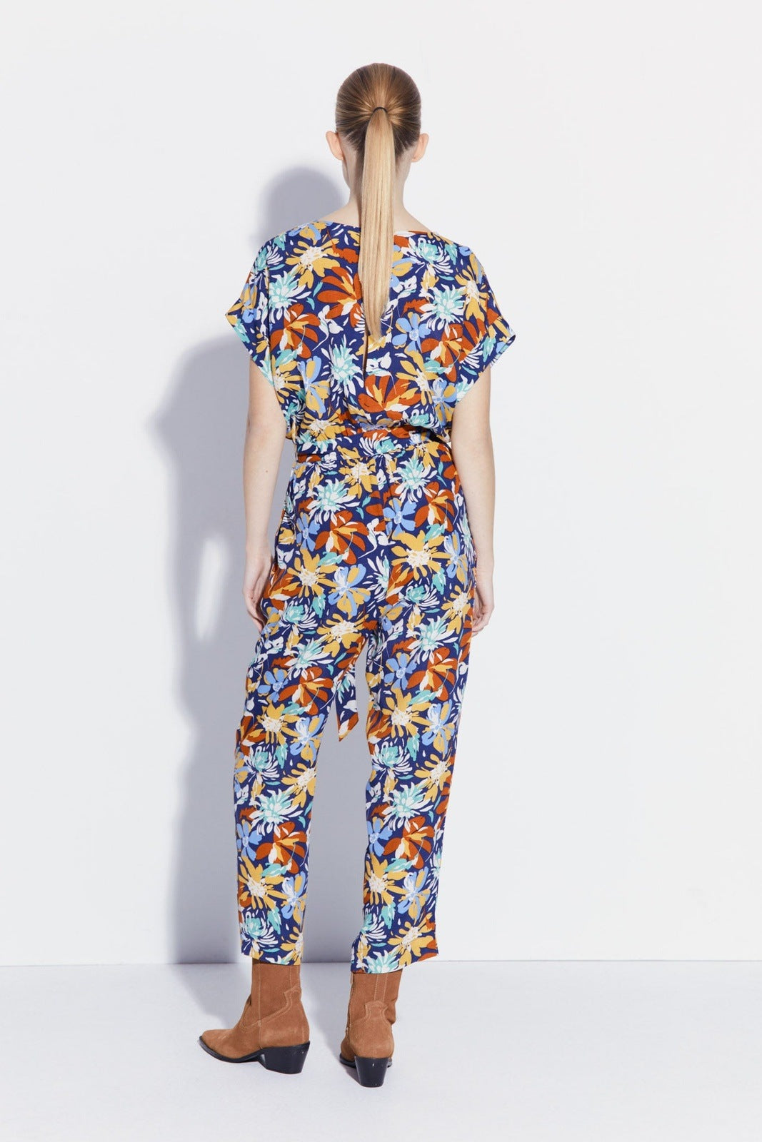 Sfera Printed jumpsuit 4 Shaws Department Stores