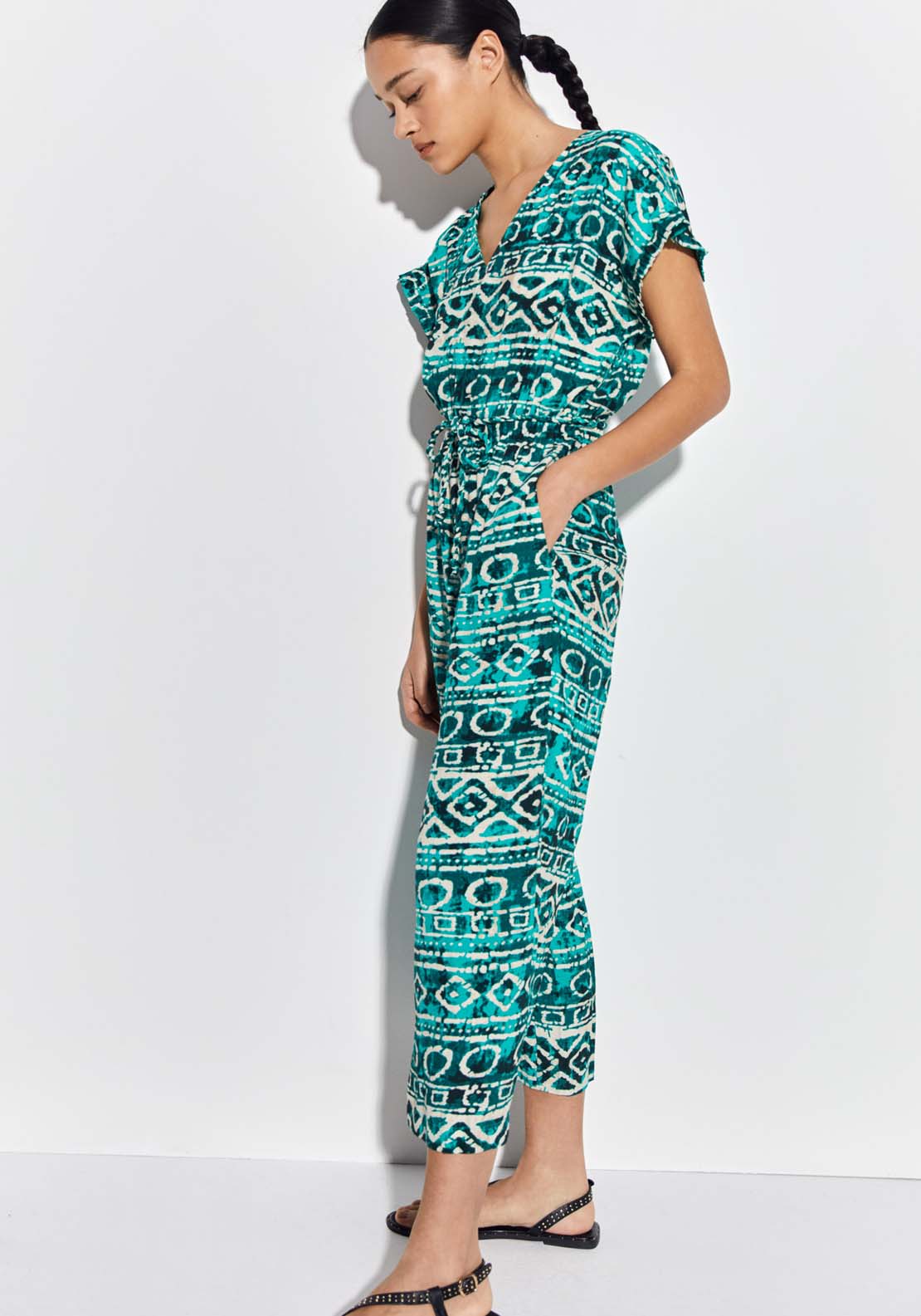 Sfera Ethnic-print jumpsuit 6 Shaws Department Stores