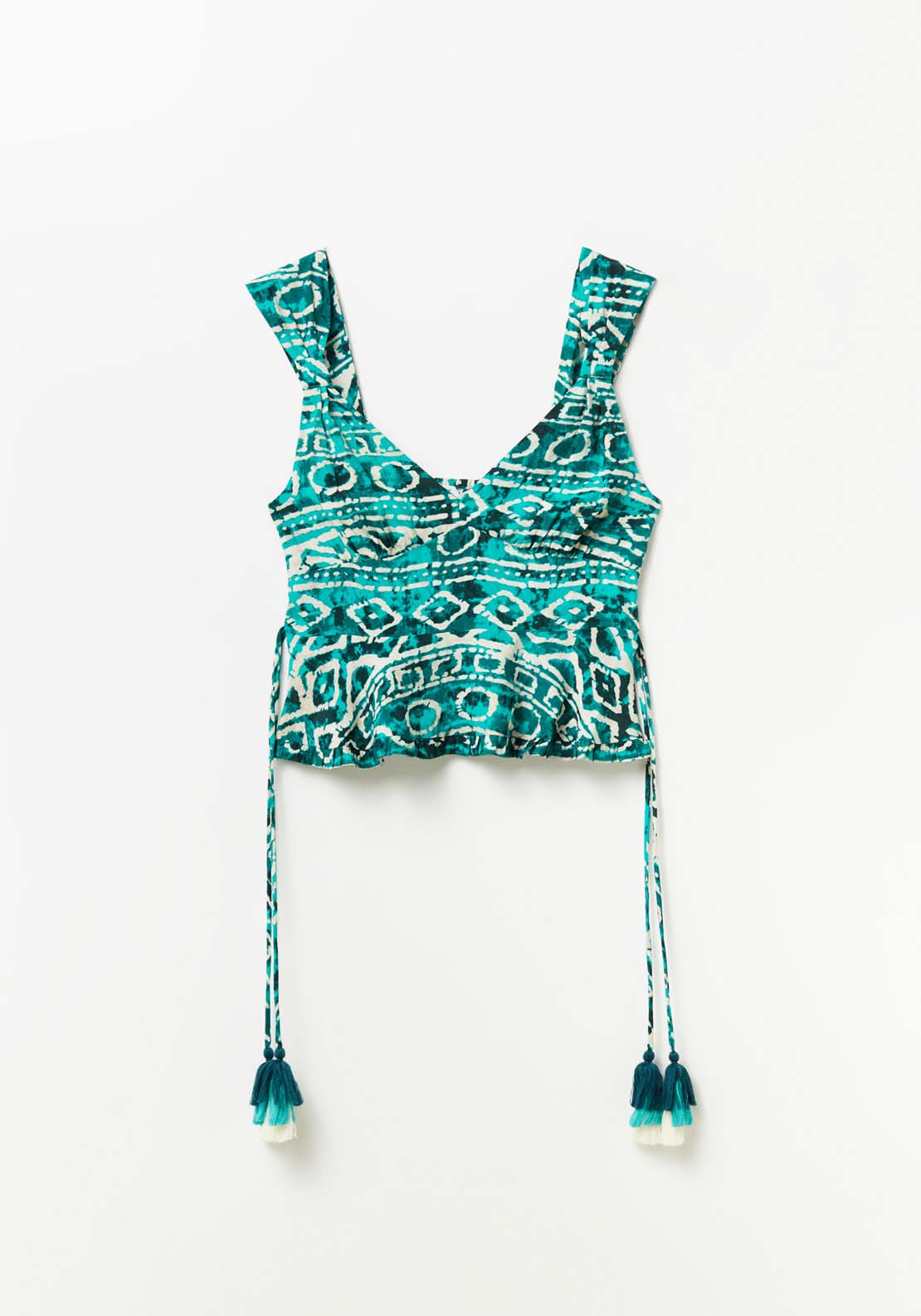 Sfera Printed knot top 6 Shaws Department Stores