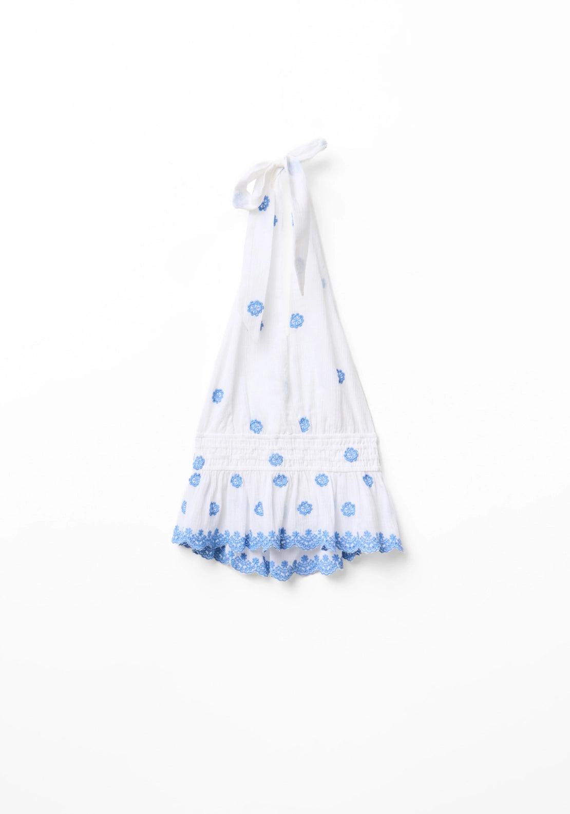 All-Over Embroidery Top - White