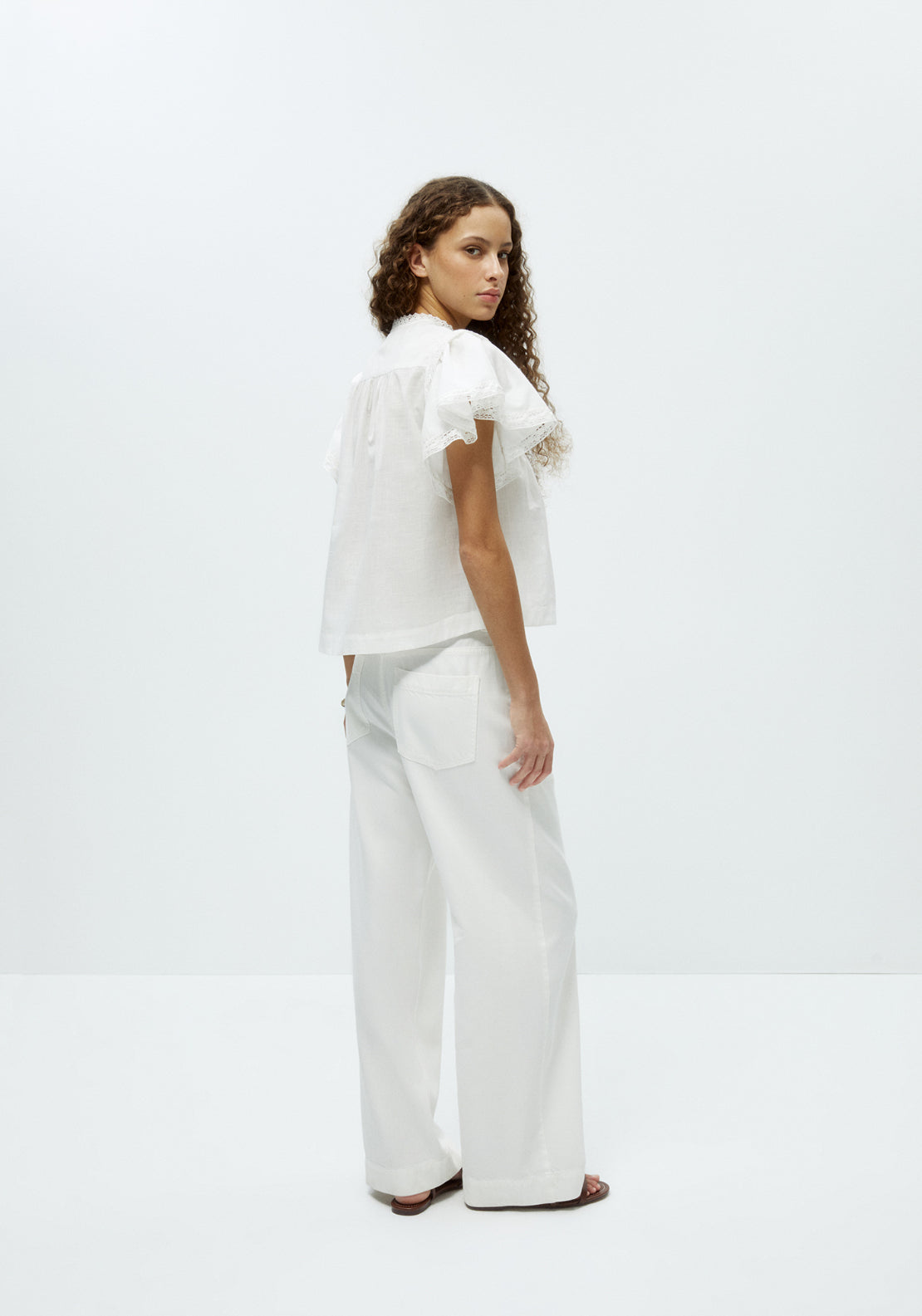 Romantic Lace Blouse - White