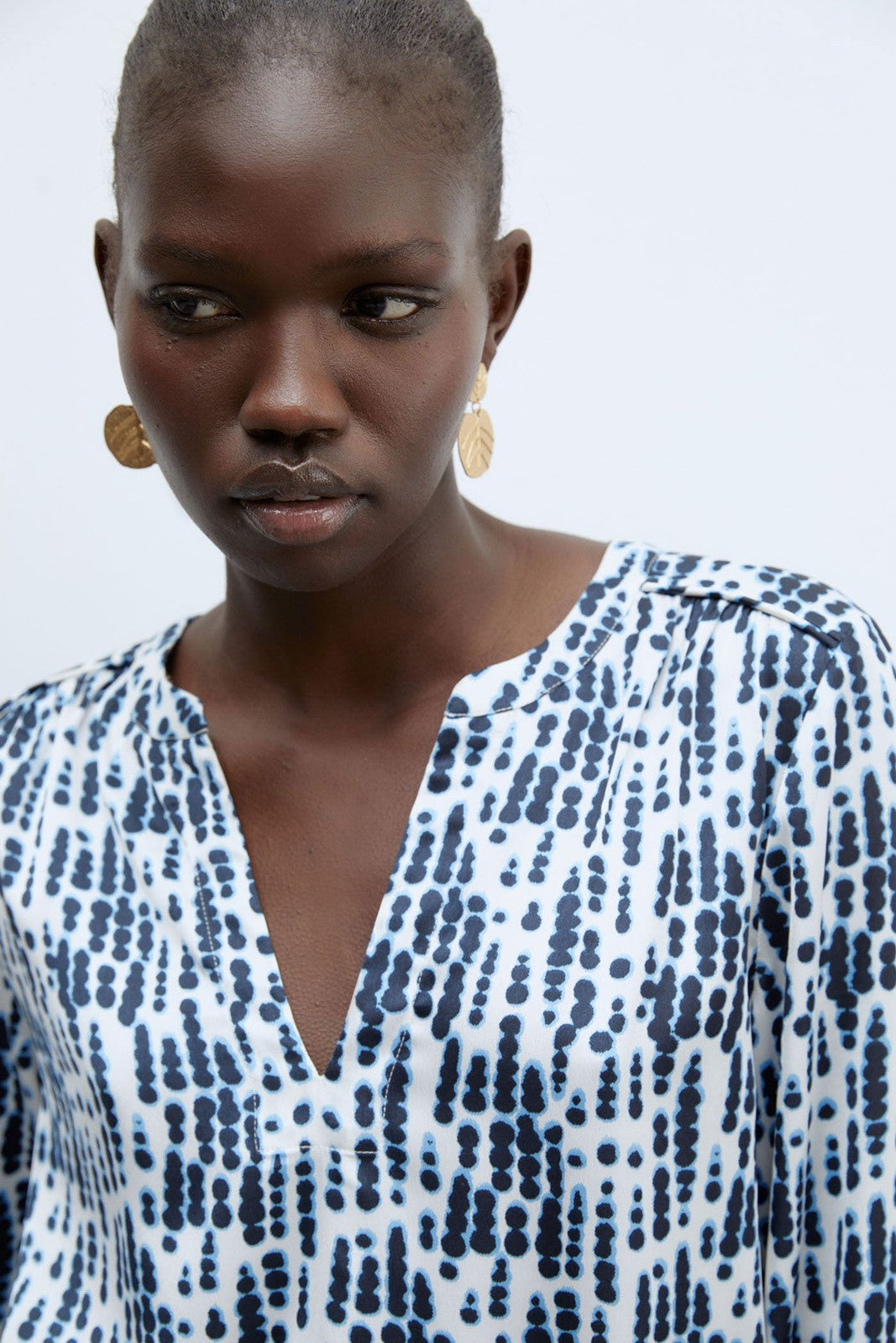 Sfera Basic long-sleeved top - Light Blue 6 Shaws Department Stores