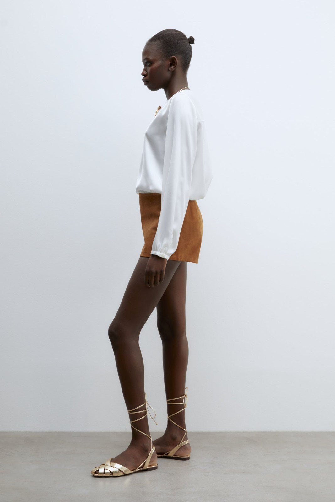 Sfera Basic long-sleeved top - White 5 Shaws Department Stores