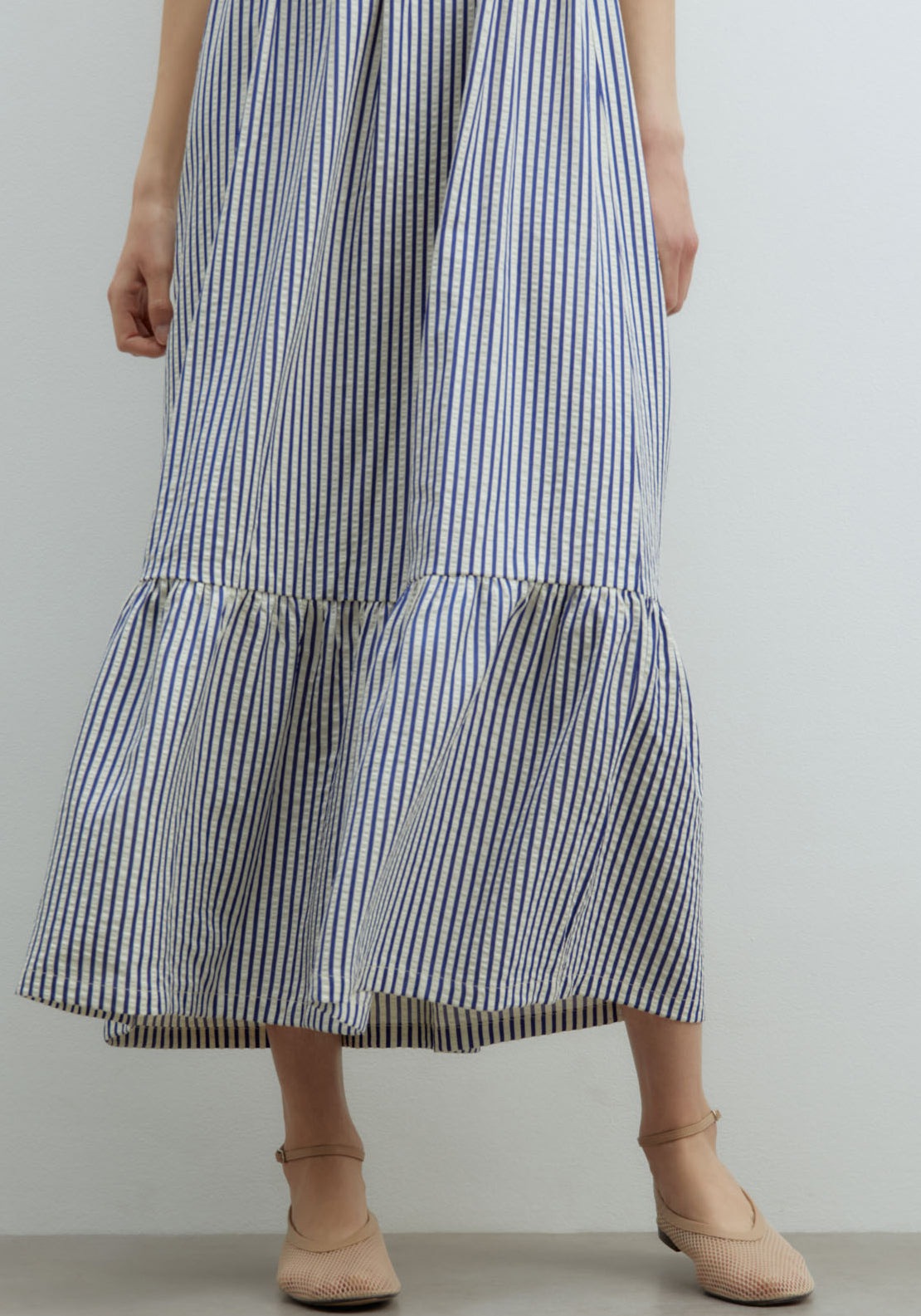 Sfera Midi Dress - Blue Print 4 Shaws Department Stores