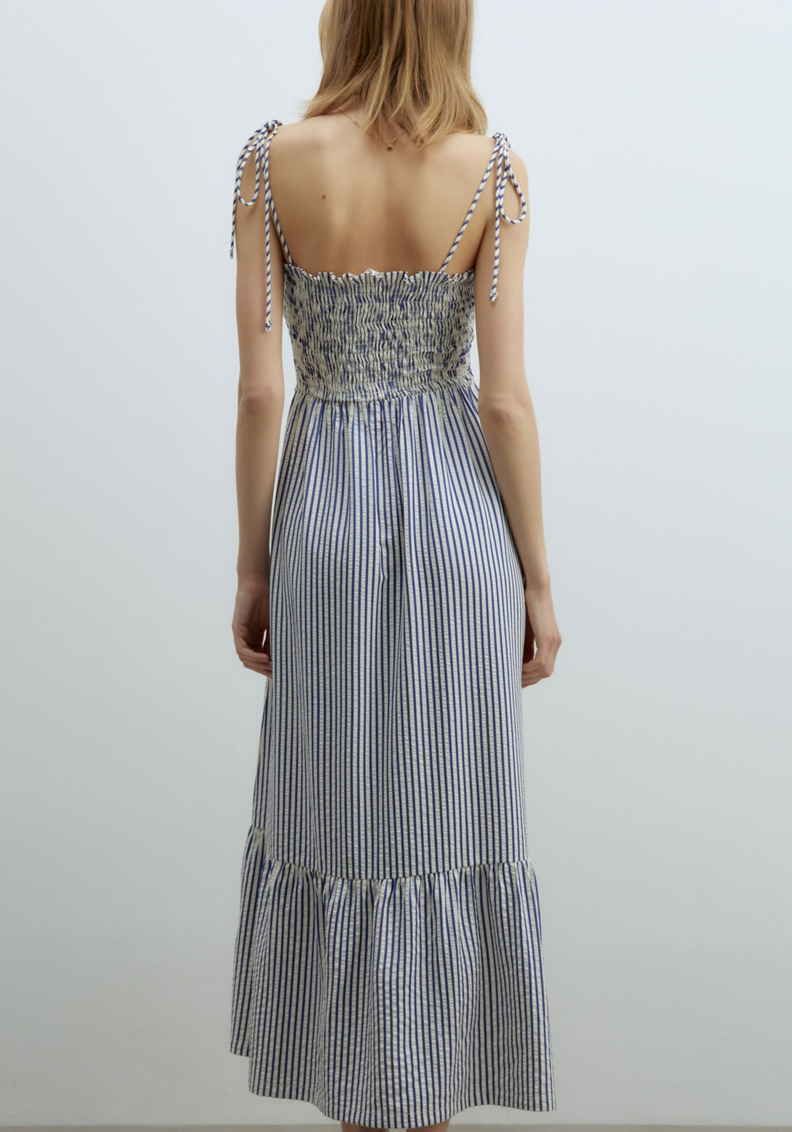 Sfera Midi Dress - Blue Print 2 Shaws Department Stores