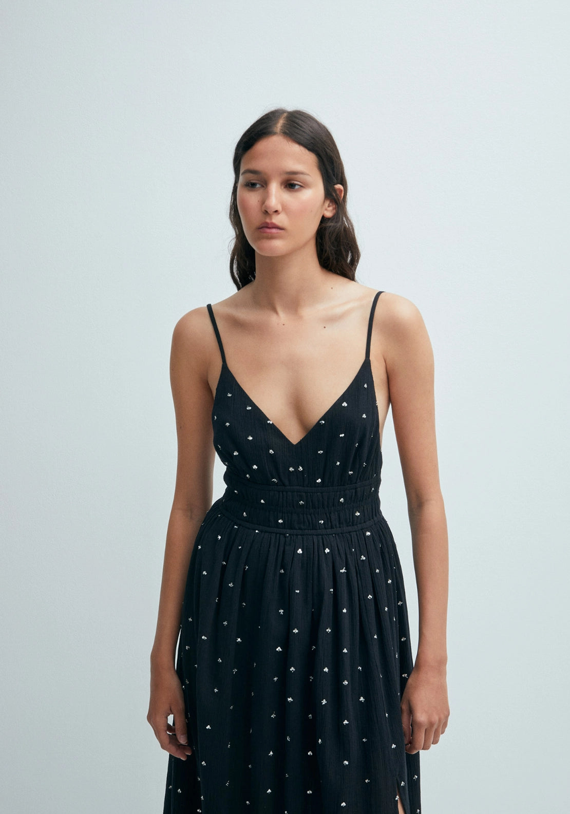 Sparkly Beaded Dress - Black