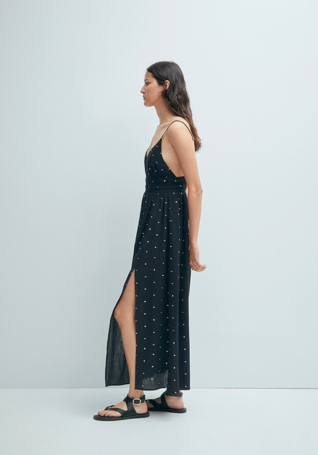 Sparkly Beaded Dress - Black