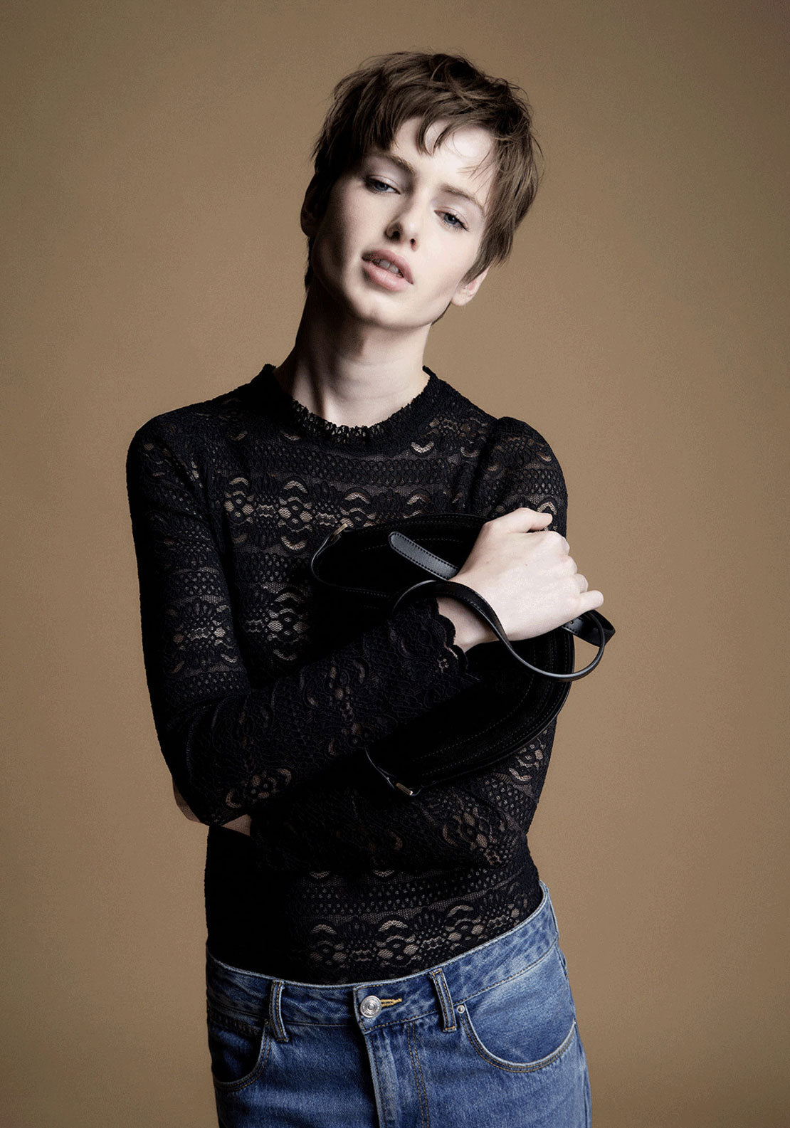 Lace Top - Black