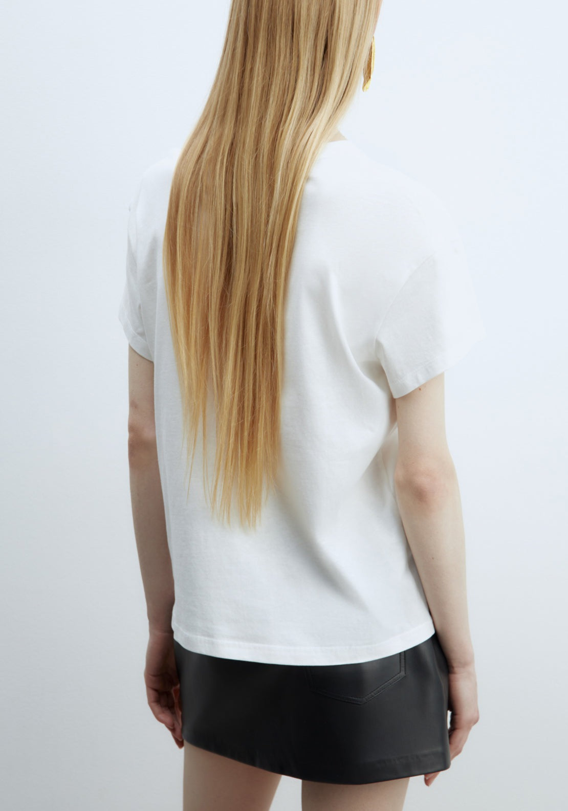 Sfera Plain T-shirt - White 2 Shaws Department Stores