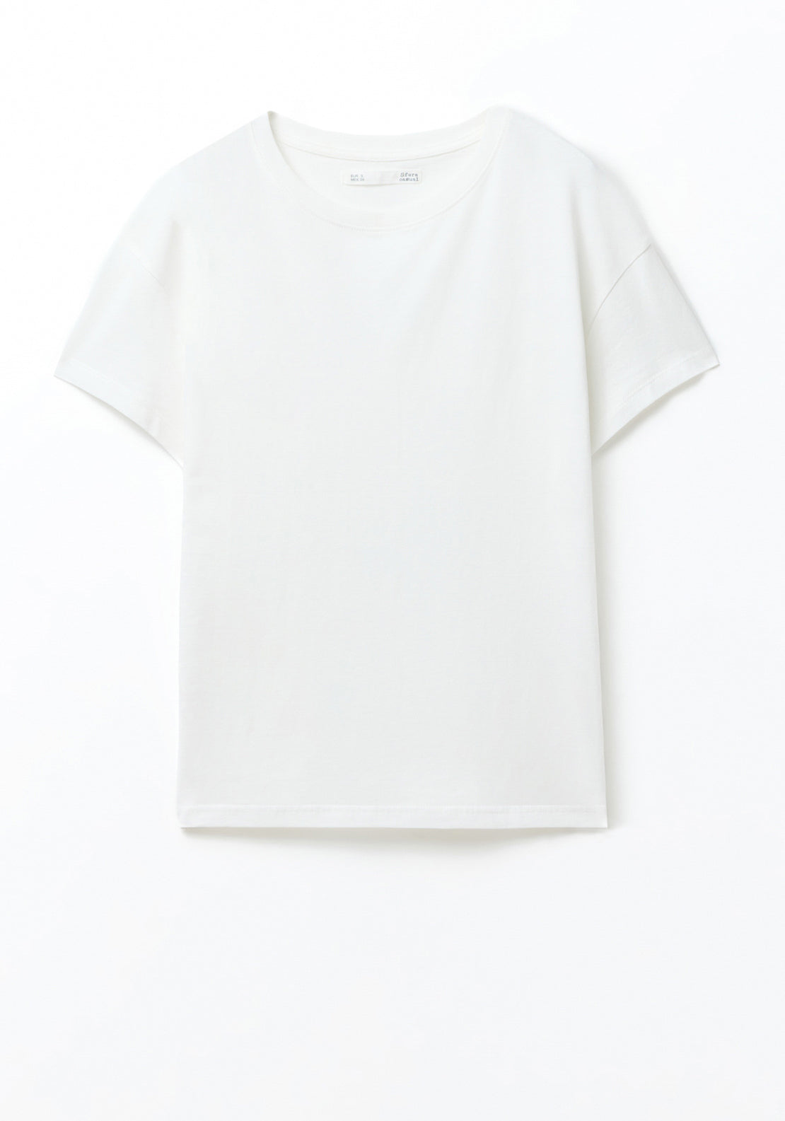 Sfera Plain T-shirt - White 5 Shaws Department Stores