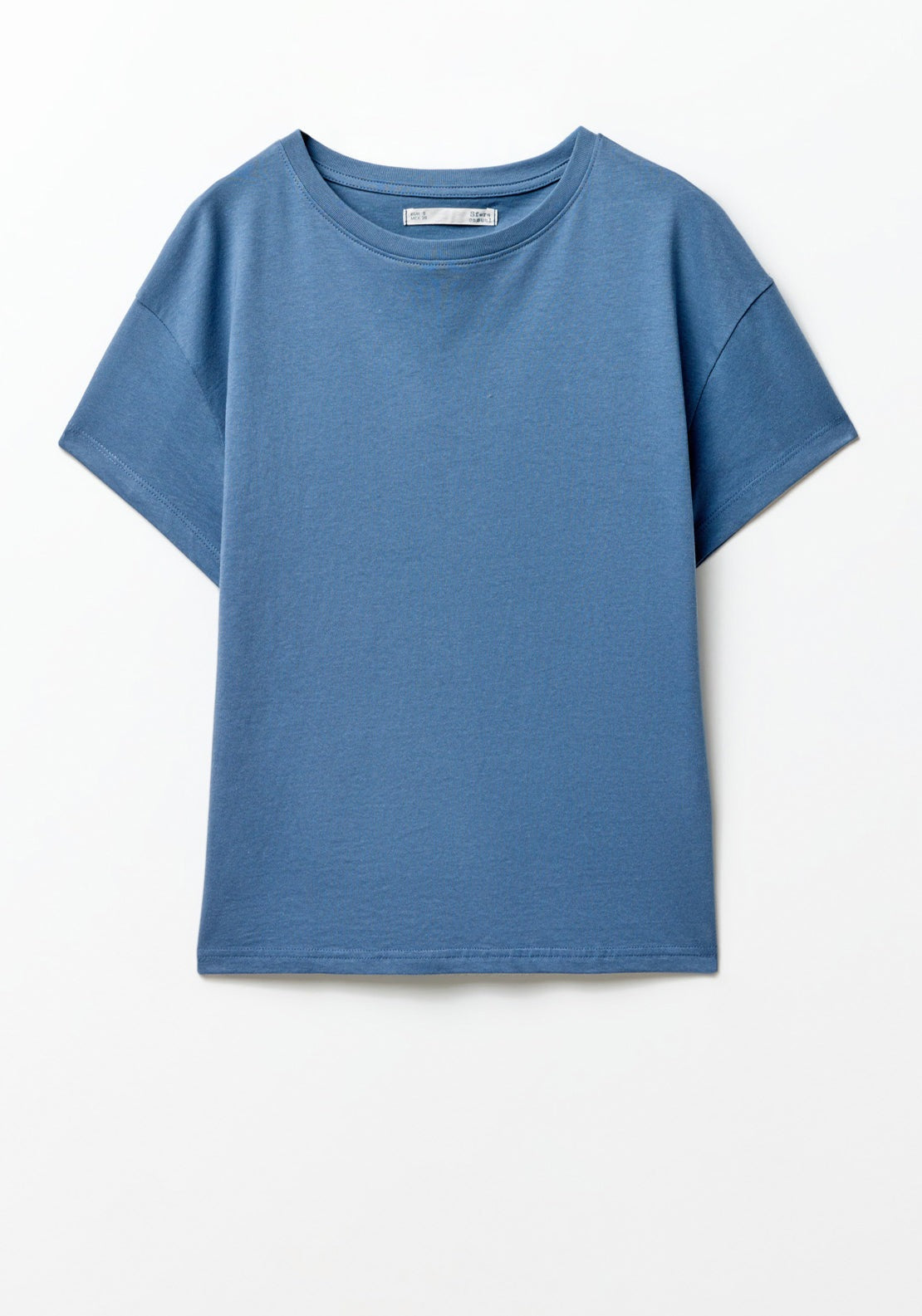 Sfera Plain T-shirt - Blue 5 Shaws Department Stores