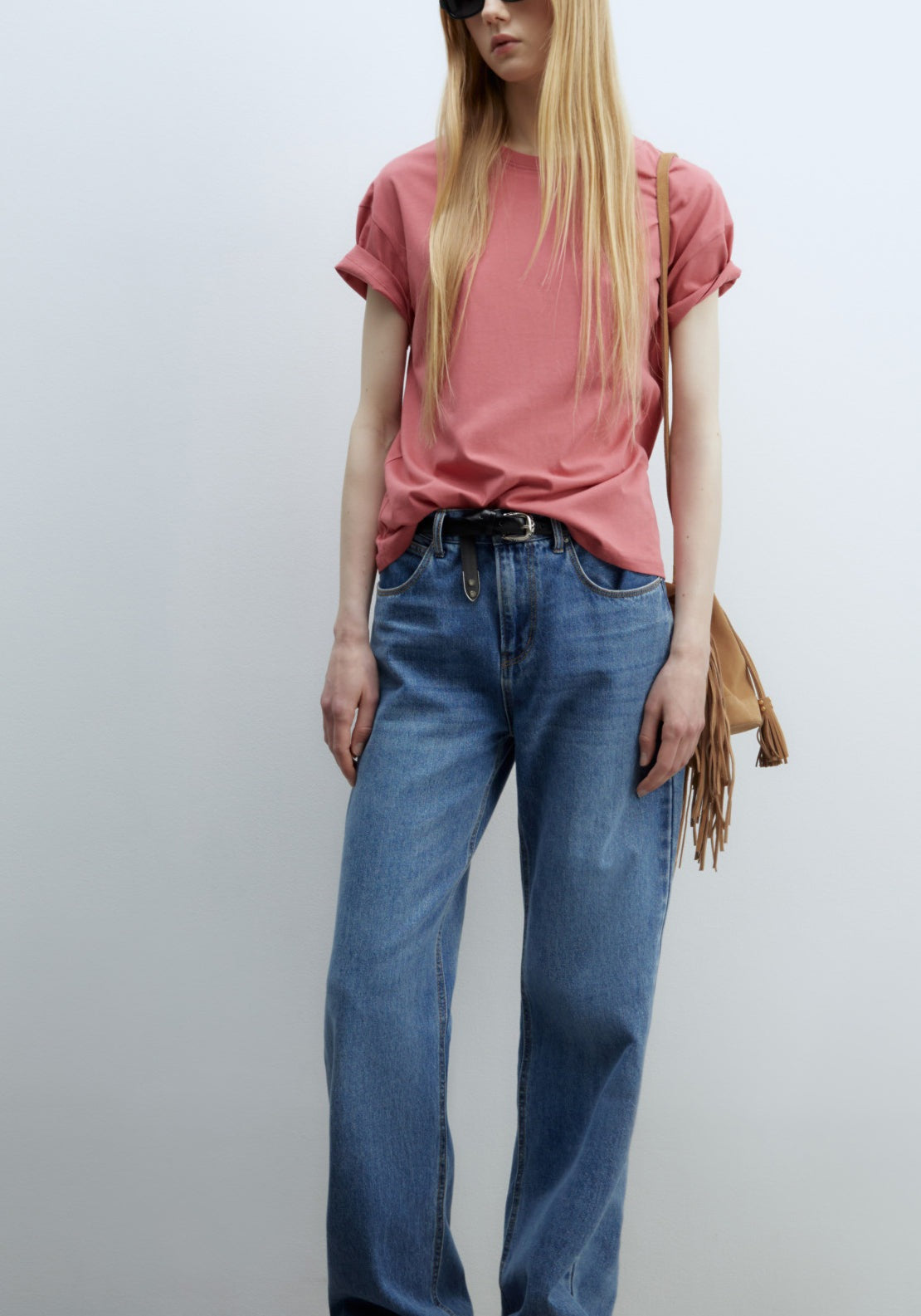 Sfera Plain T-shirt - Pink 1 Shaws Department Stores
