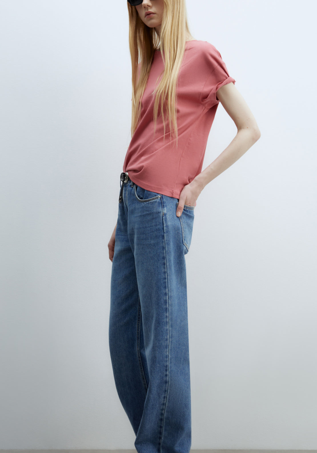Sfera Plain T-shirt - Pink 3 Shaws Department Stores