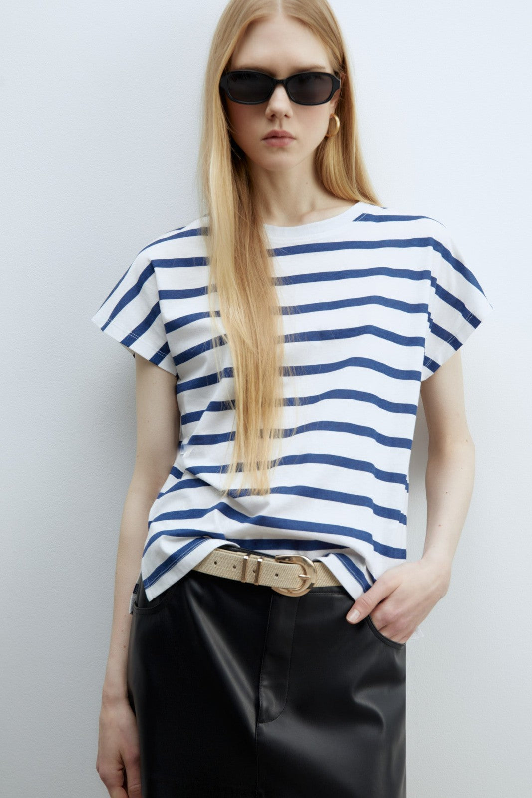 Sfera Printed T-shirt - Print Blue 3 Shaws Department Stores