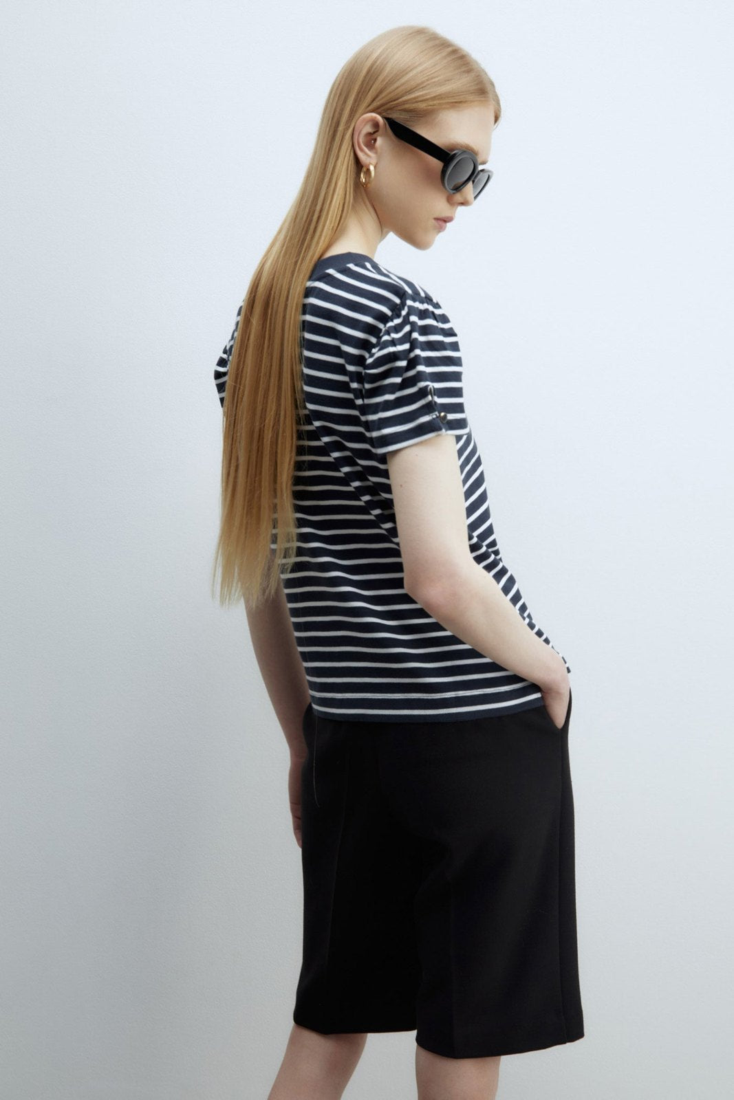 Sfera Stripes T-shirt - Navy 5 Shaws Department Stores