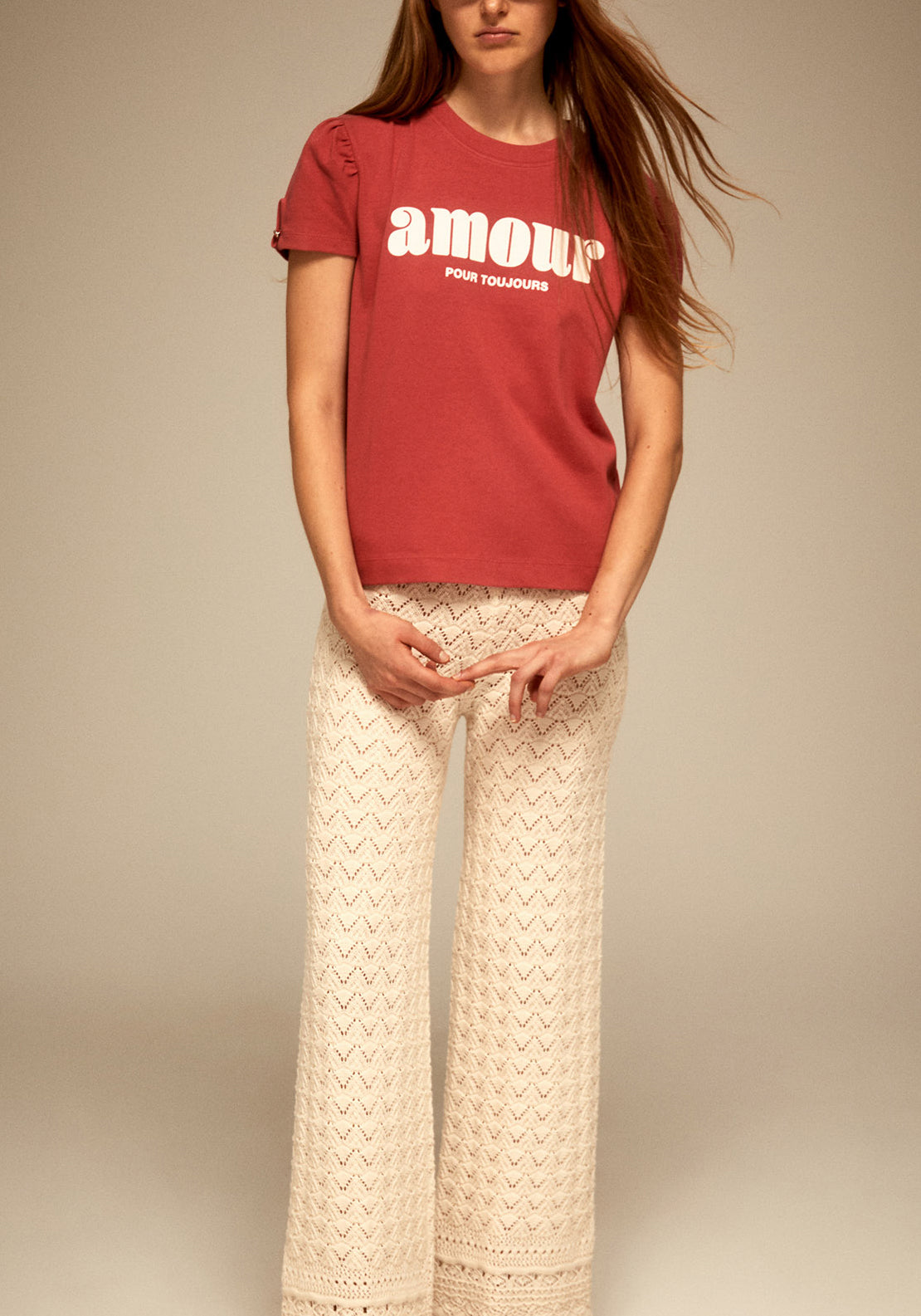 Sfera Graphic Print T-Shirt - Red 1 Shaws Department Stores