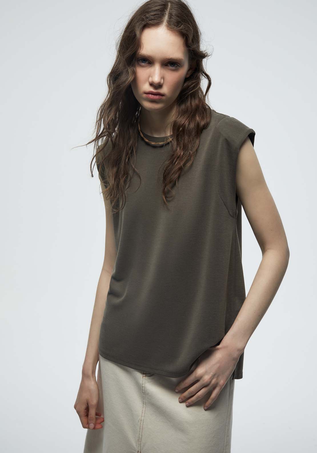 Cupro Top - Green