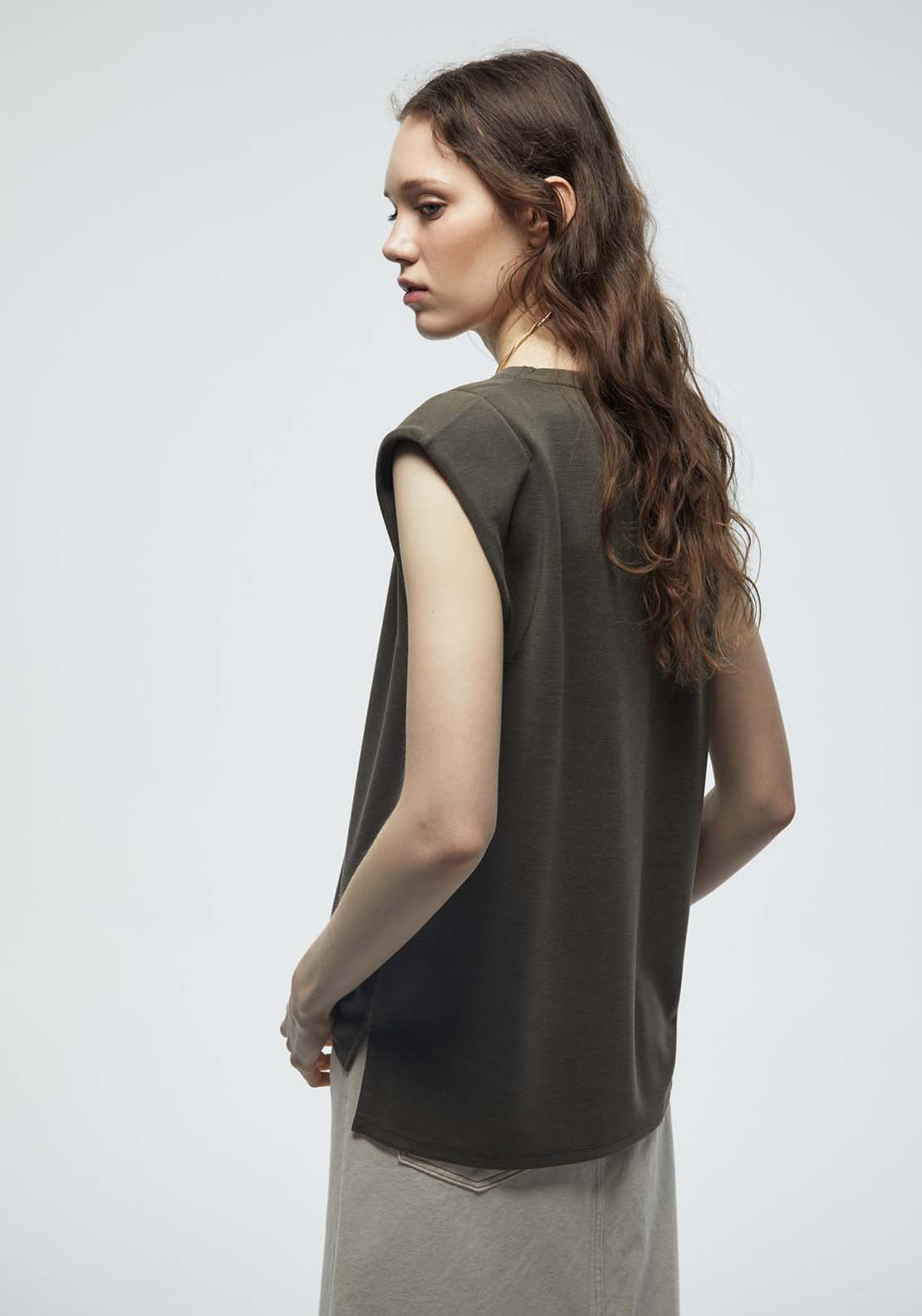 Cupro Top - Green