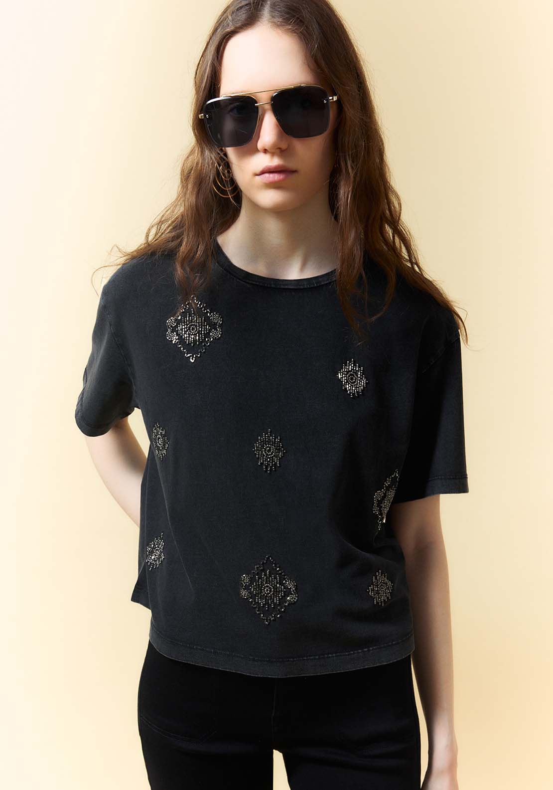 Sparkly T-Shirt - Grey Light
