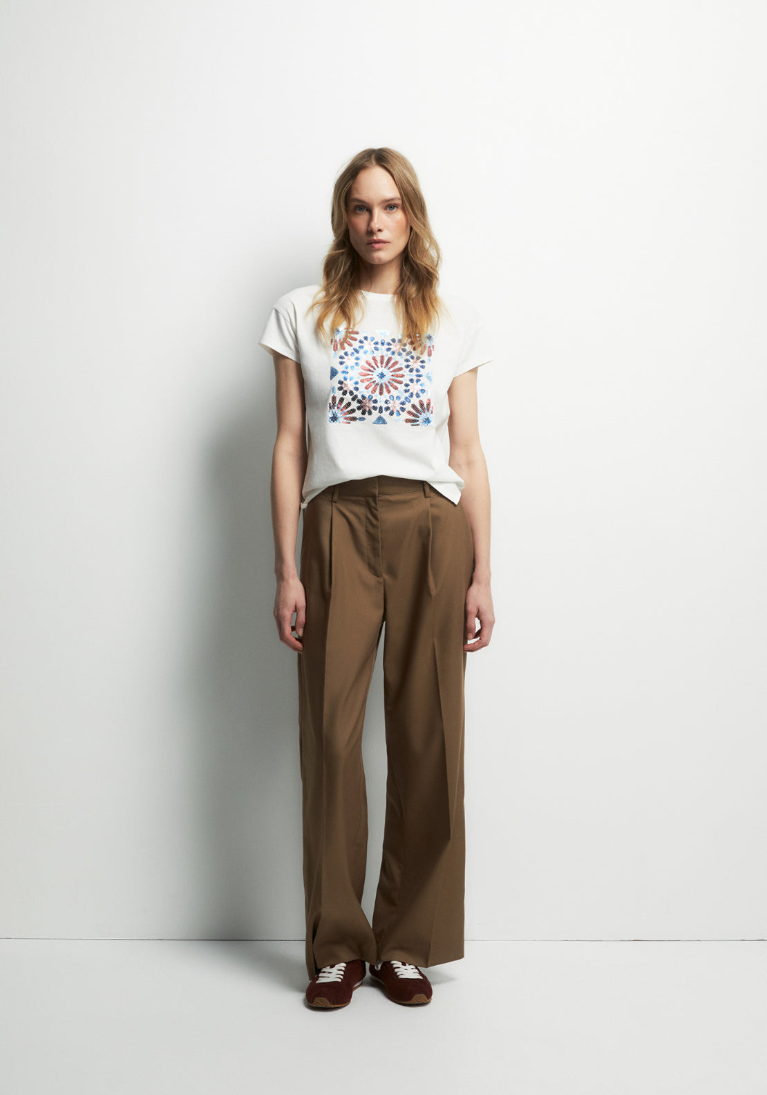 Sequined Top - White