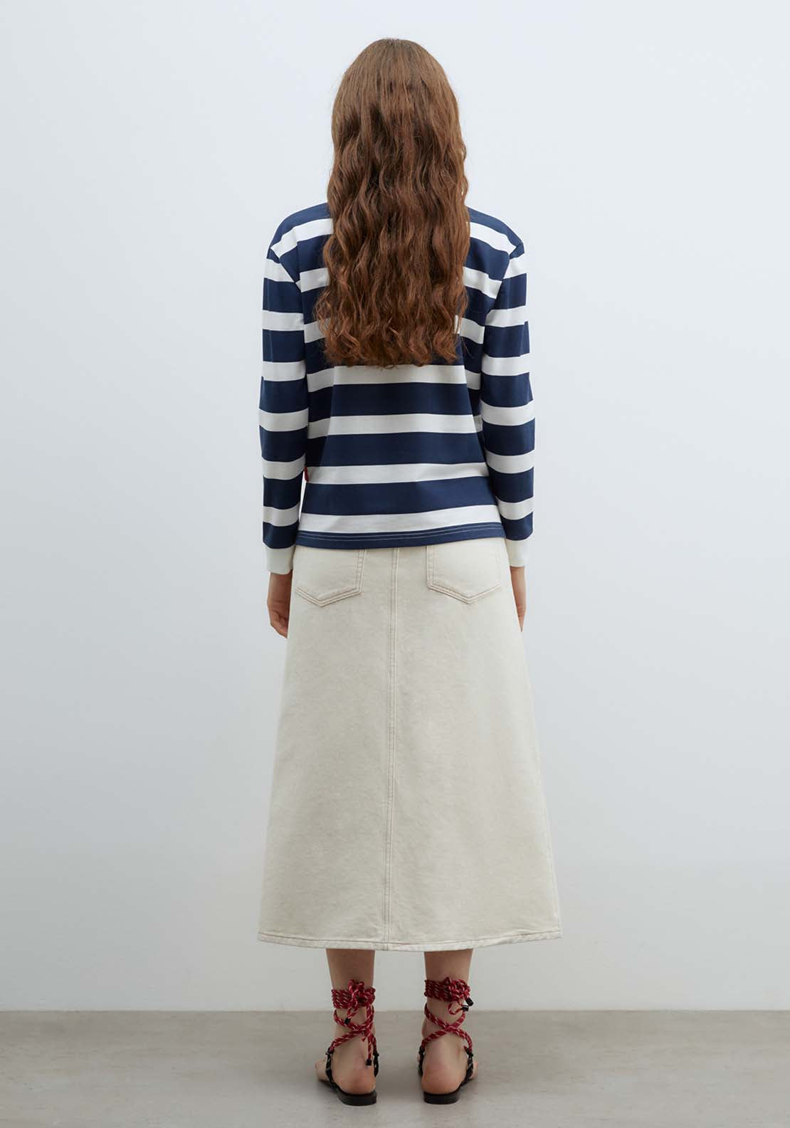 Sfera Basic printed sweatshirt - Print Marin 4 Shaws Department Stores