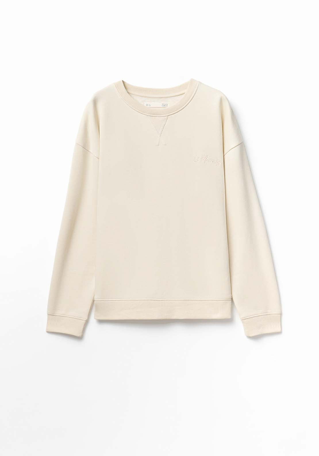 Matching Semi Basic Sweatshirt - Beige