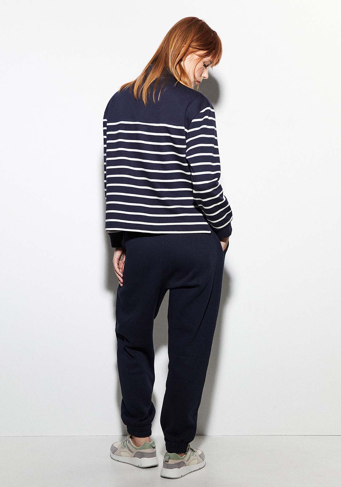 Sfera Basic Trousers - Navy 2 Shaws Department Stores