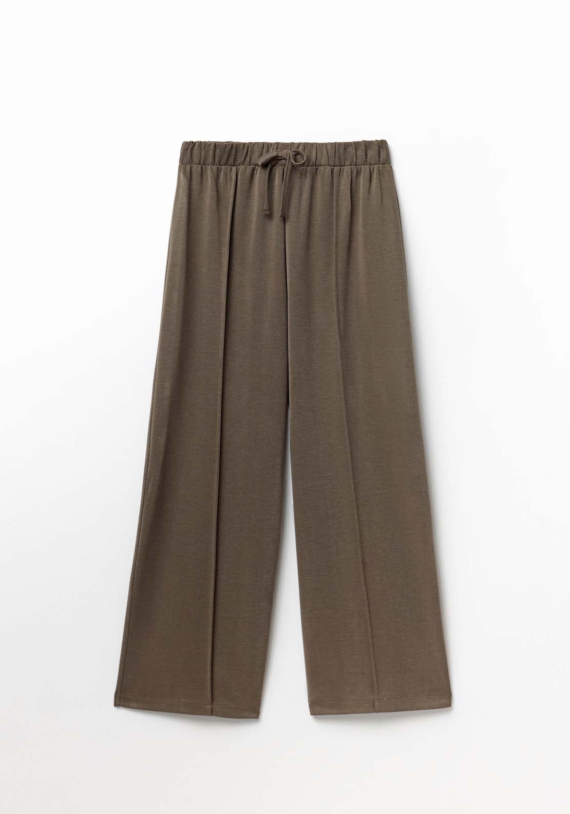 Loose Fit Trousers - Green