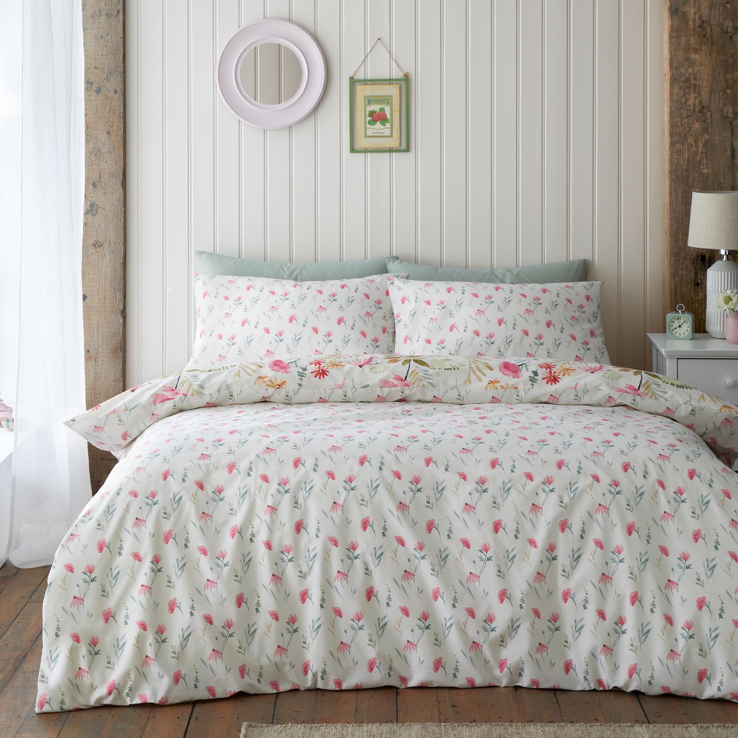 Catherine Lansfield Ella Poppy Duvet Cover Set 2 Shaws Department Stores