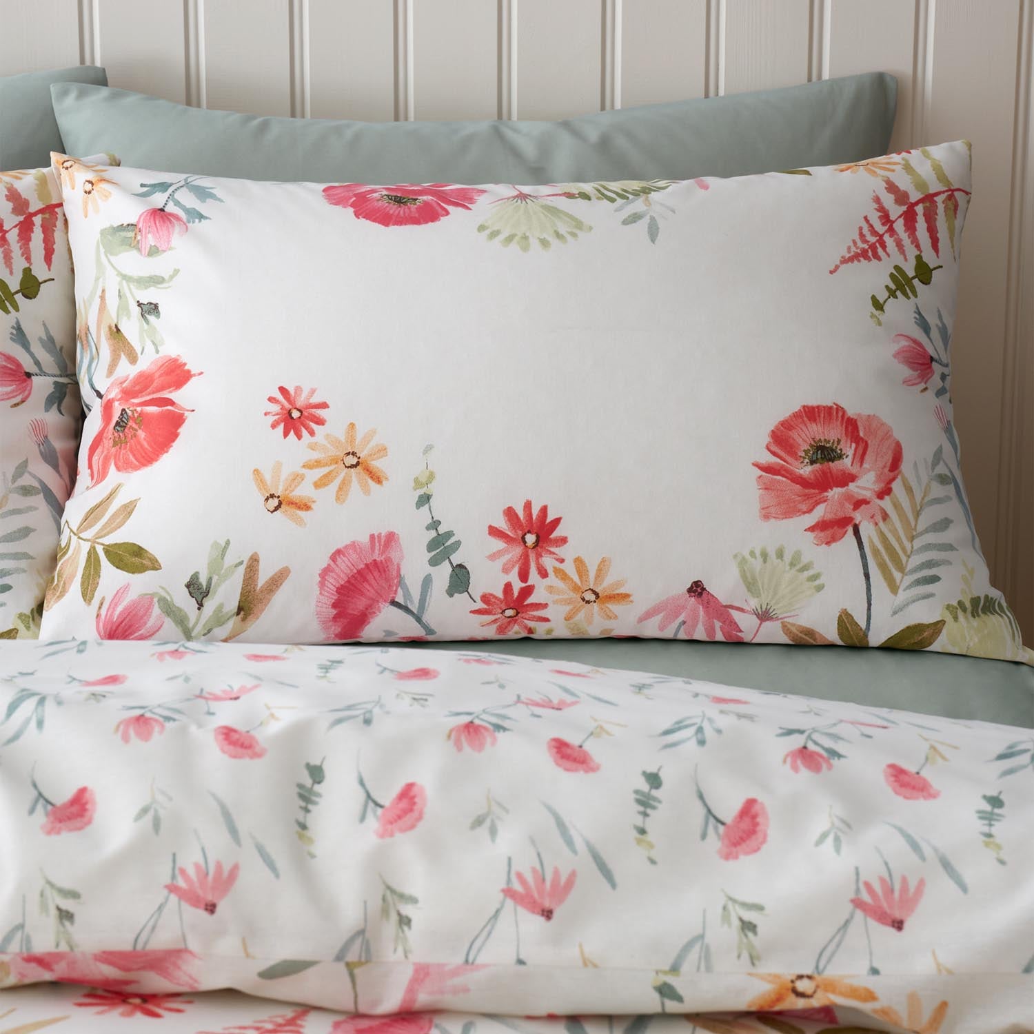Catherine Lansfield Ella Poppy Duvet Cover Set 4 Shaws Department Stores