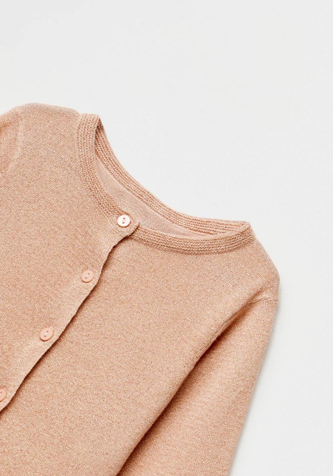 Sfera Girls Basic cardigan - Pink 3 Shaws Department Stores