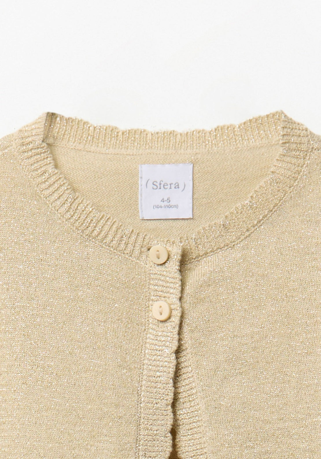 Tricot Cardigan - Gold