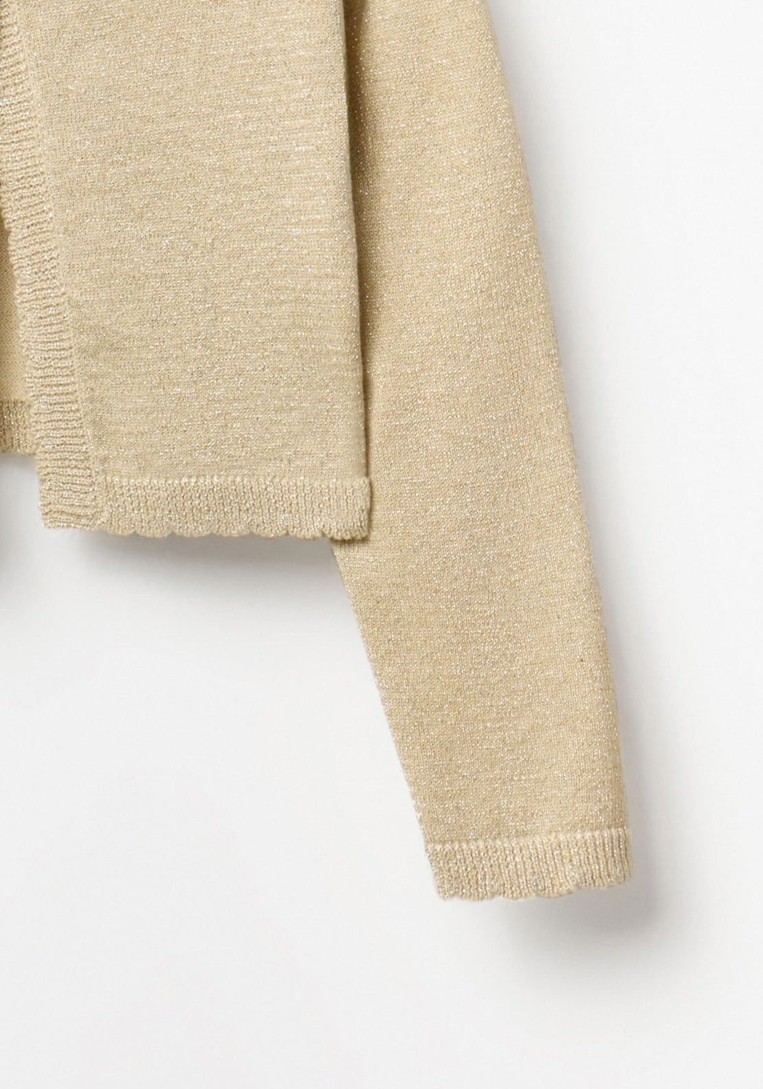 Tricot Cardigan - Gold