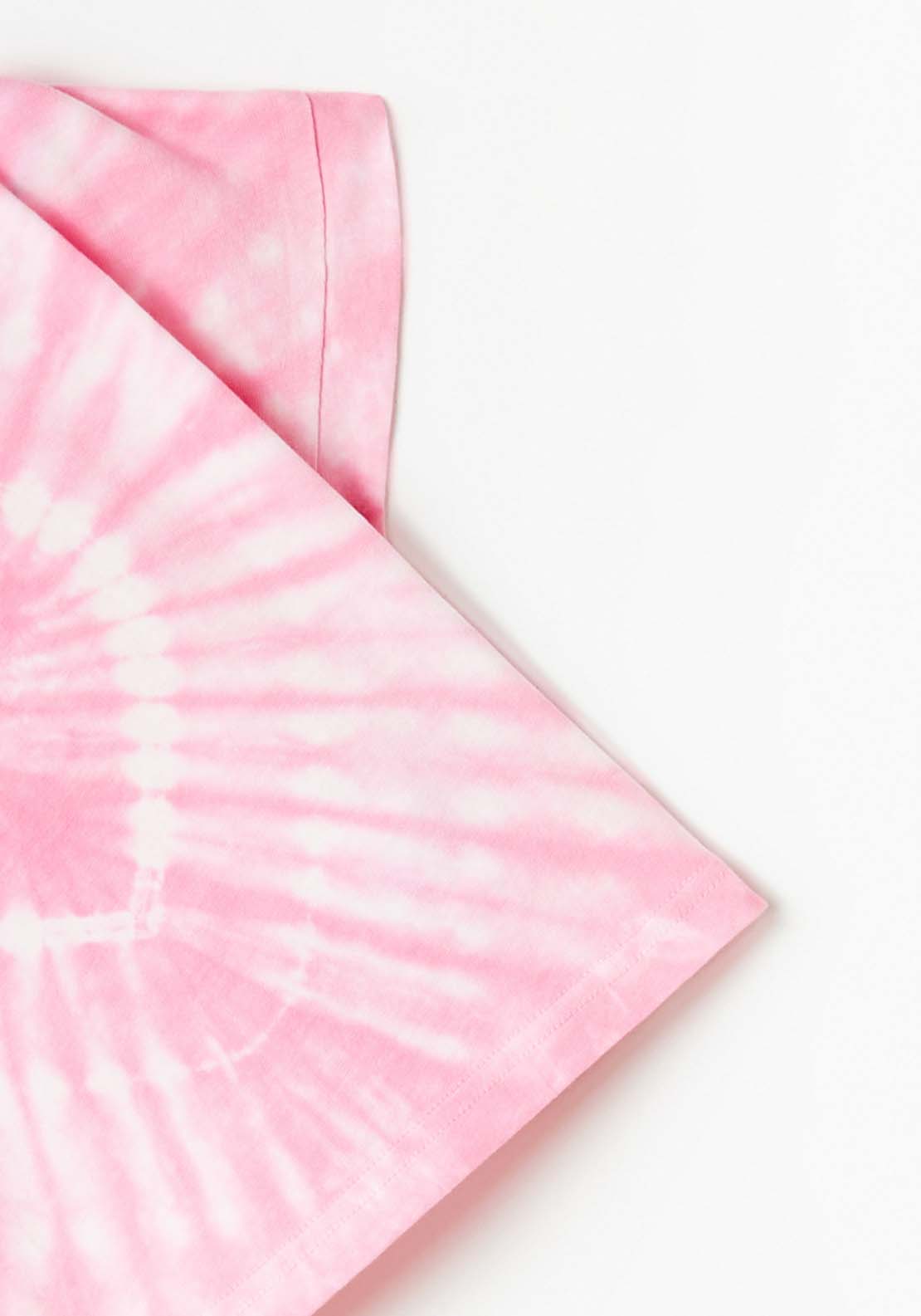 Sfera Tie Dye Love Heart T-Shirt - Pink 3 Shaws Department Stores