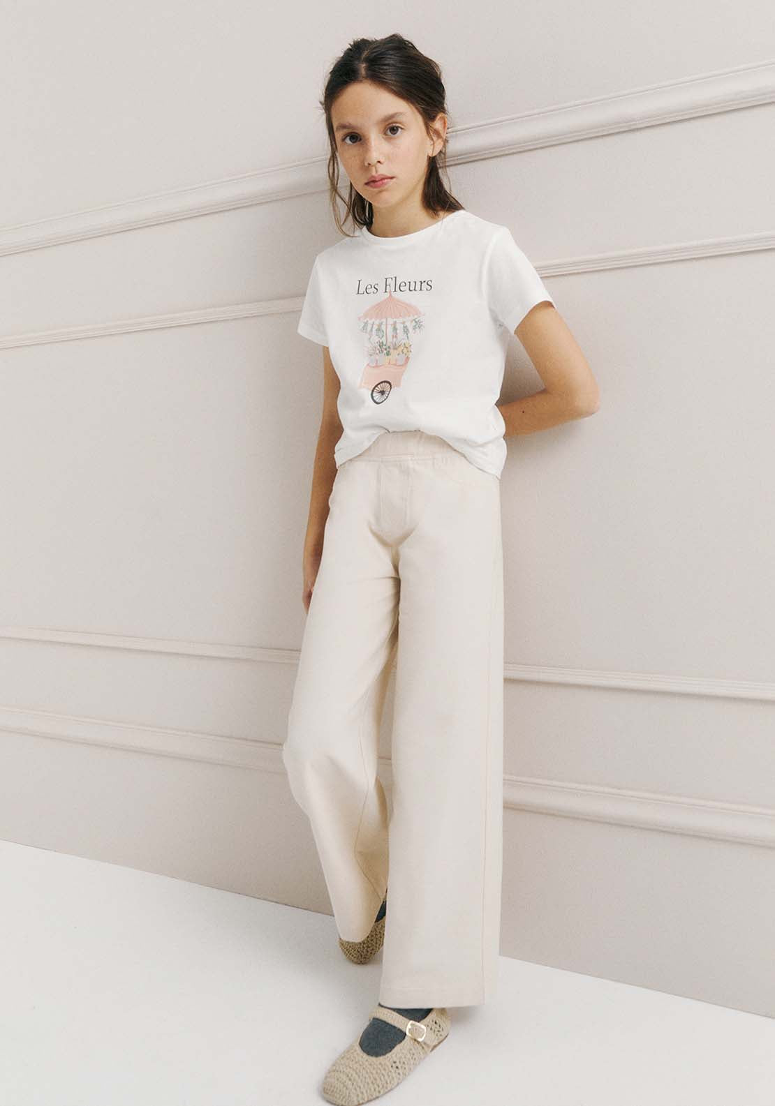 Sfera Placement print T-shirt - White Off 2 Shaws Department Stores