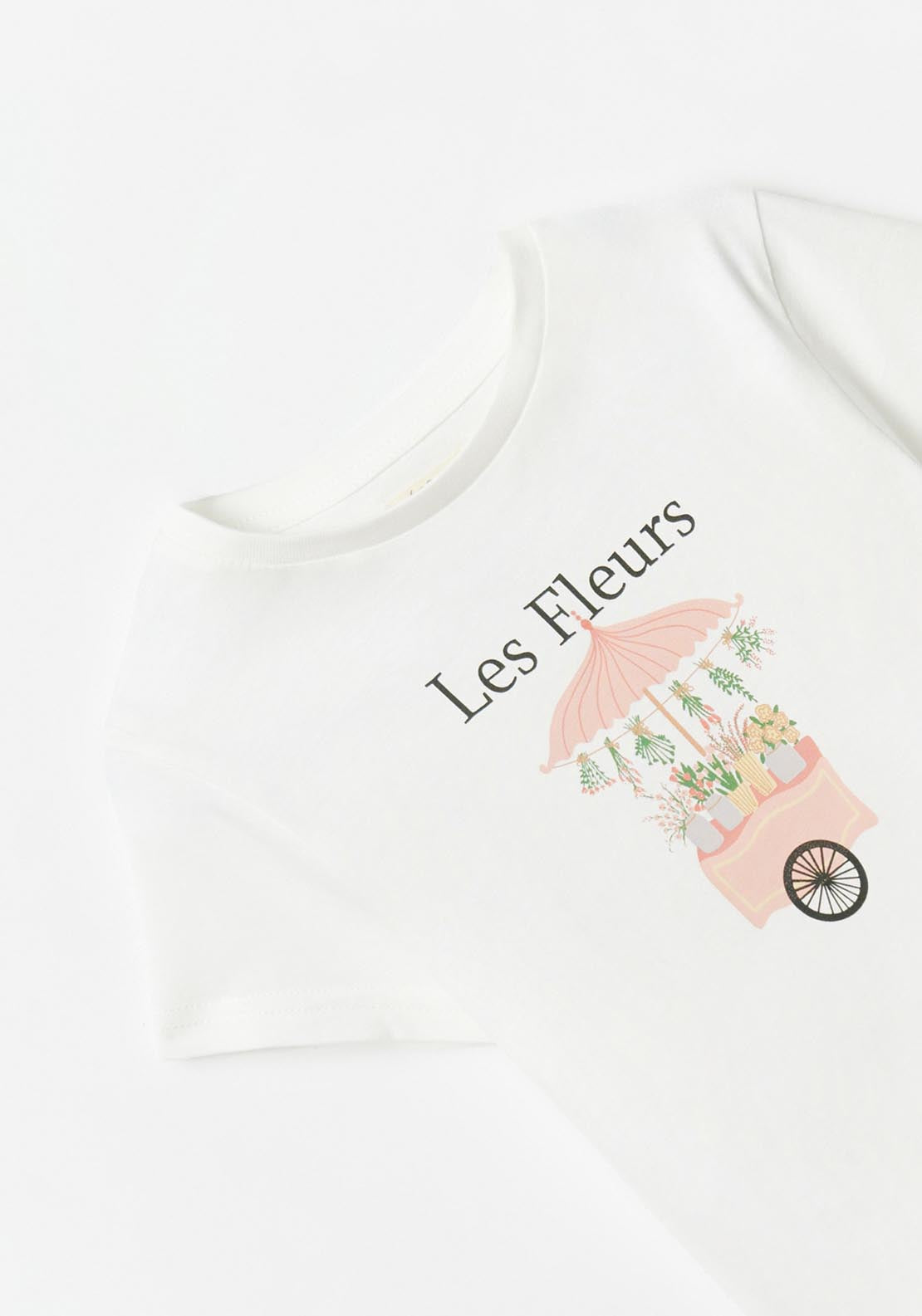 Sfera White Print T-Shirt - White Off 2 Shaws Department Stores
