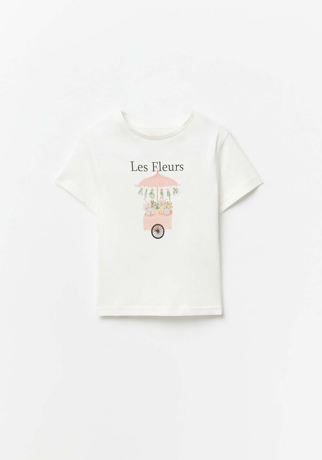 Sfera Placement print T-shirt - White Off 5 Shaws Department Stores