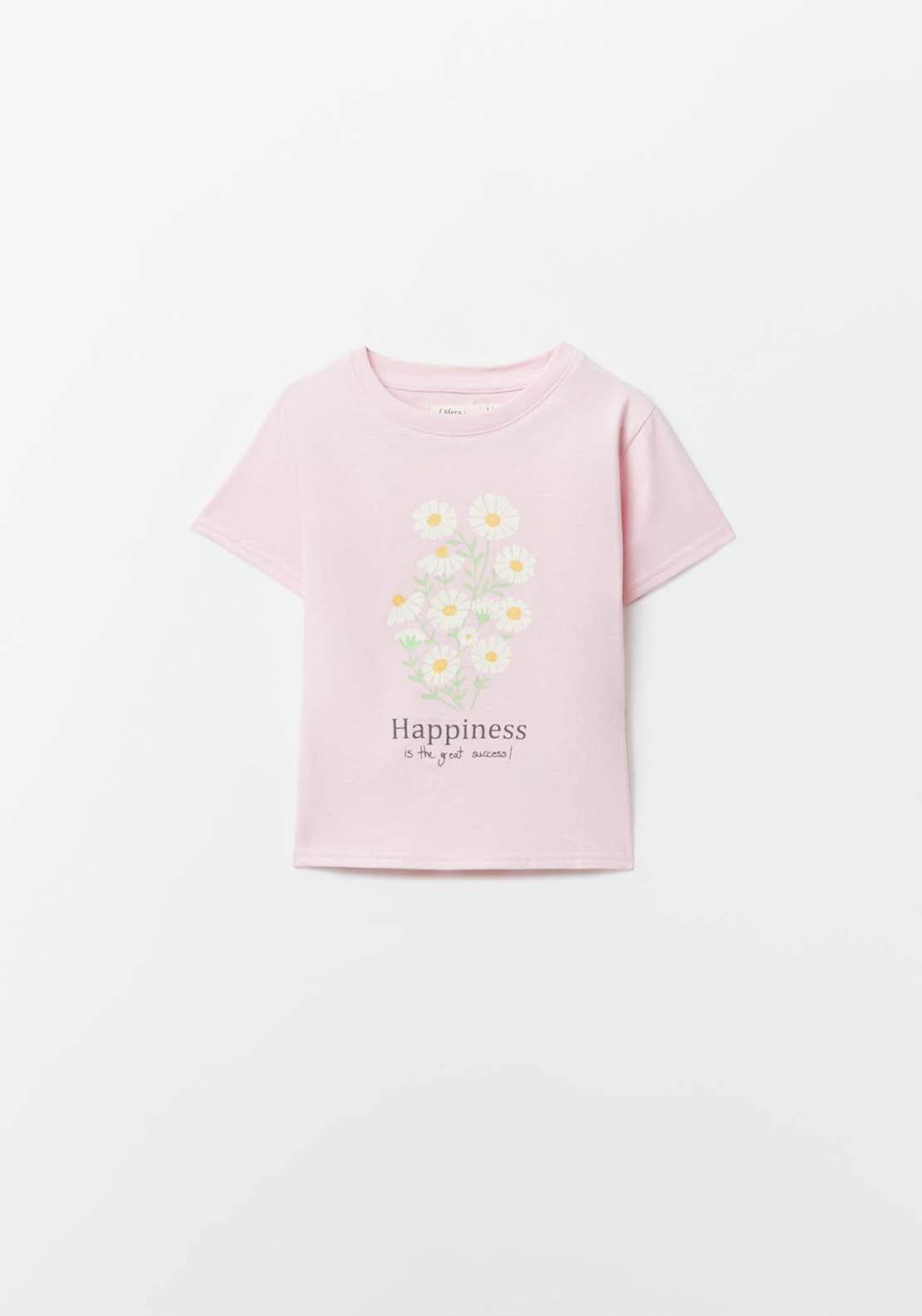 Sfera Motifs T-shirt - Pink 1 Shaws Department Stores