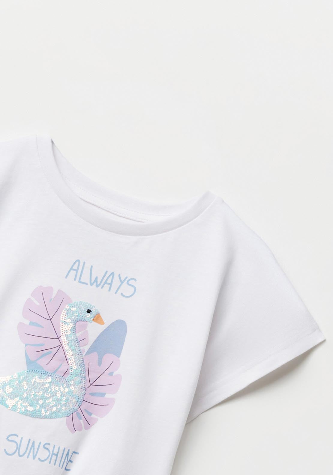 Sfera Swan T-shirt - White 1 Shaws Department Stores